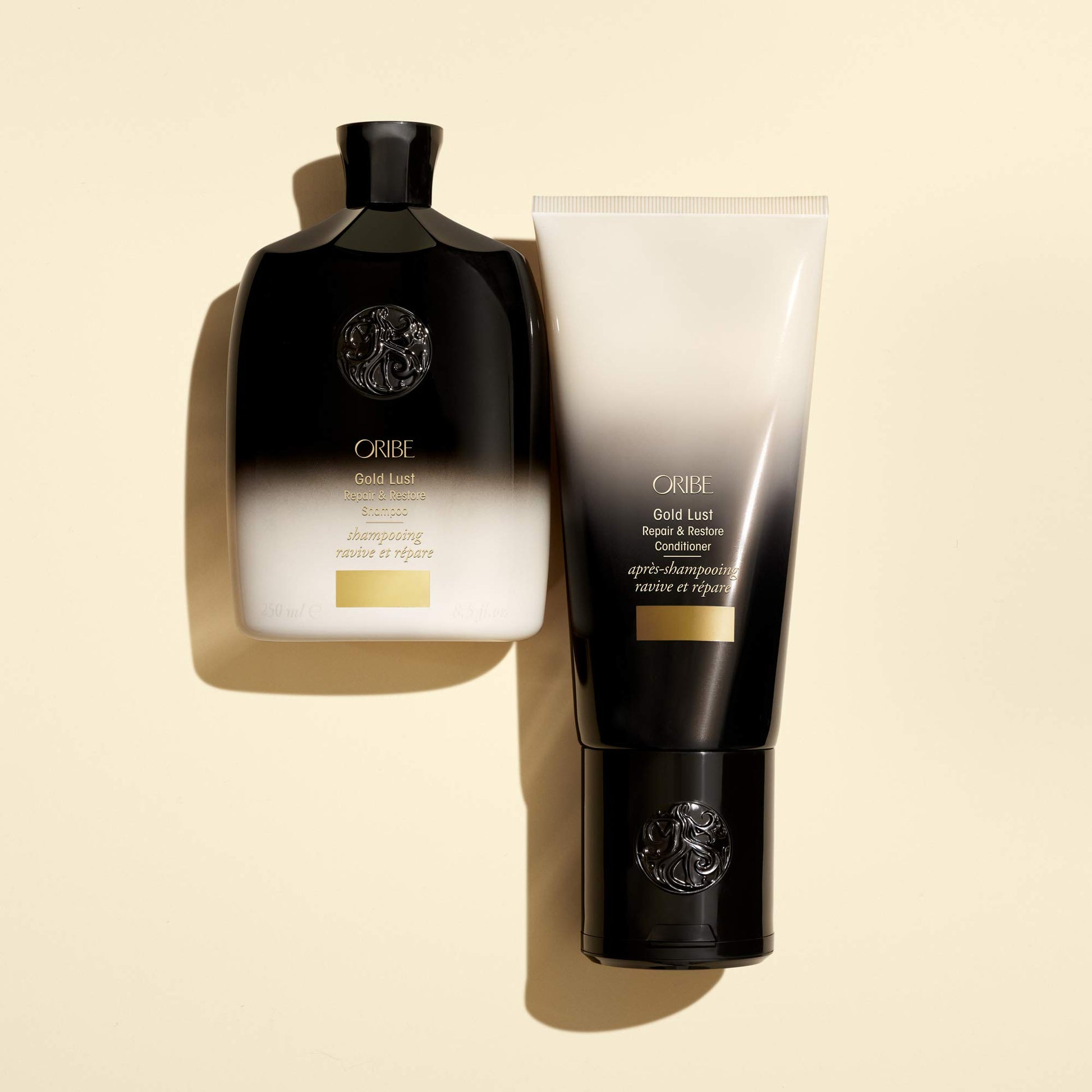 Antique White Oribe Gold Lust Repair & Restore Shampoo, 8.5 oz