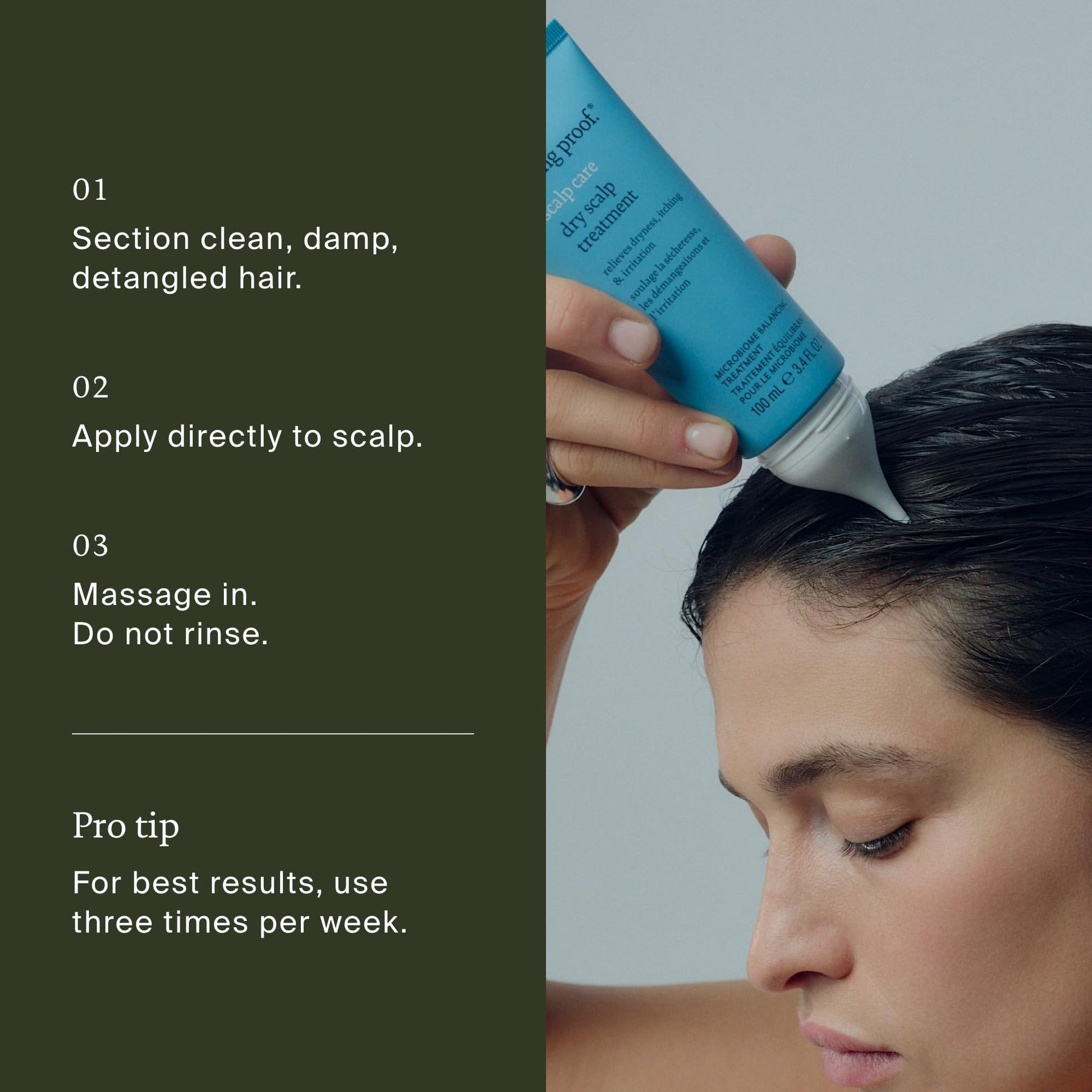 Dark Slate Gray Living Proof Scalp Care Dry Scalp Treatment – Soothes Flaking, Itching, Hydrates, Balances Scalp Microbiome, Lightweight Fast-Absorbing Formula, 3.4 oz
