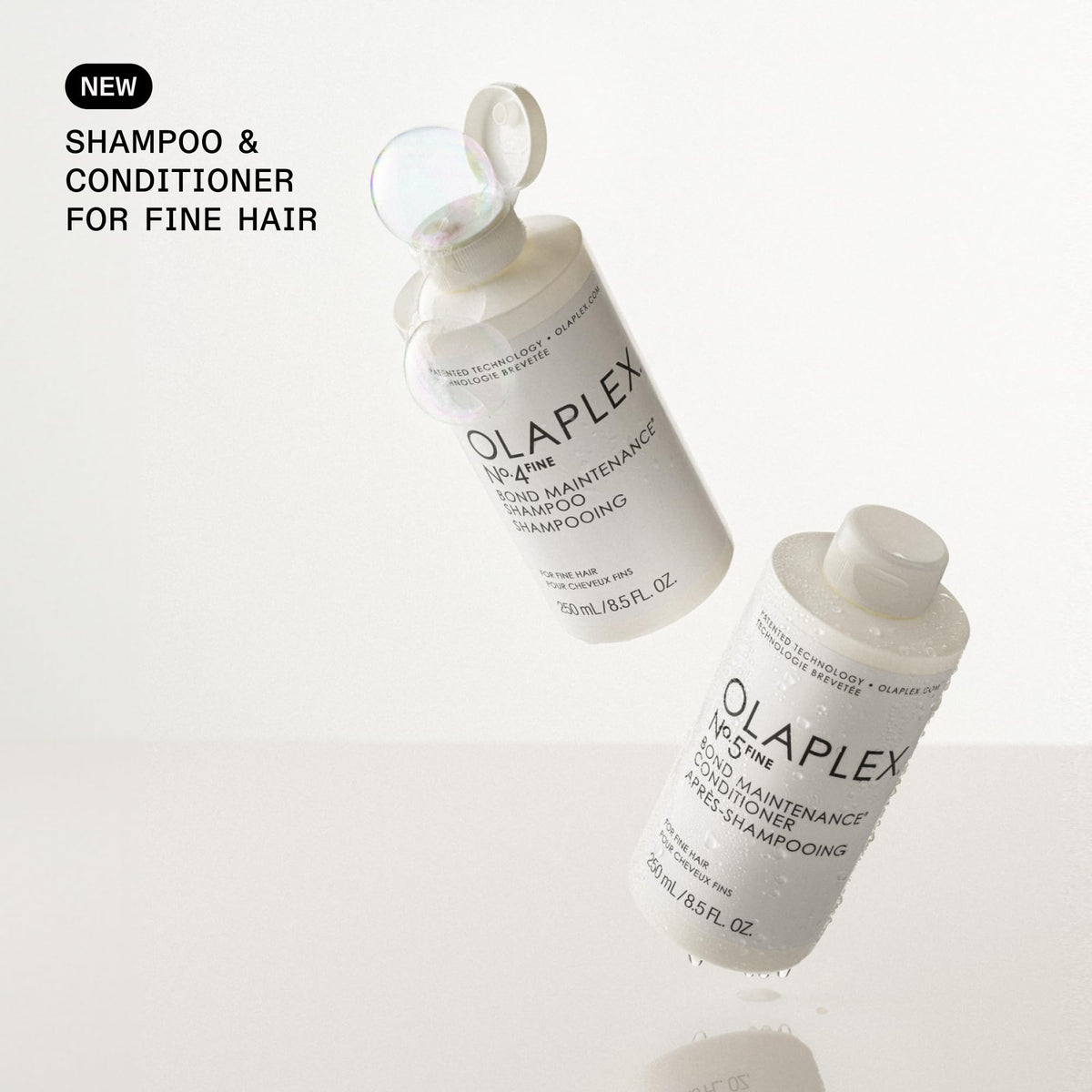 White Smoke Olaplex Nº.5FINE Bond Maintenance™ Lightweight Volumizing Conditioner: Repairs Damage & Defend Against Future Breakage | For Coily, Curly, Straight, and Wavy, 250 mL / 8.5 Fl. Oz.