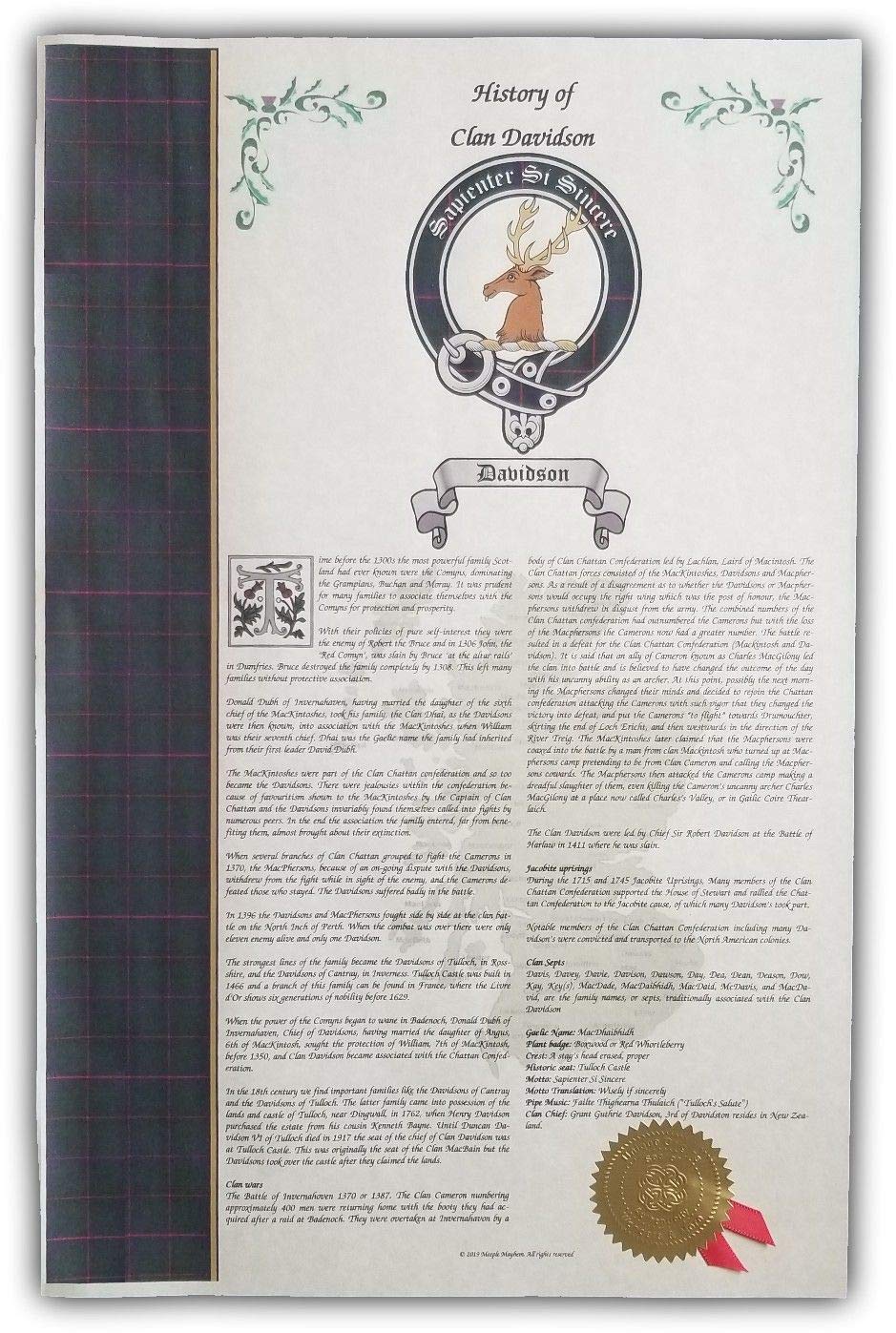 Gray Mr Sweets Rusk Scottish Clan & Sept 11x17 History Print - Tartan, Buckle, Crest, Last Name Surname Meaning, Genealogy, Family Tree Research Aid, Roots, Ancestry, Ancestors and Namesakes