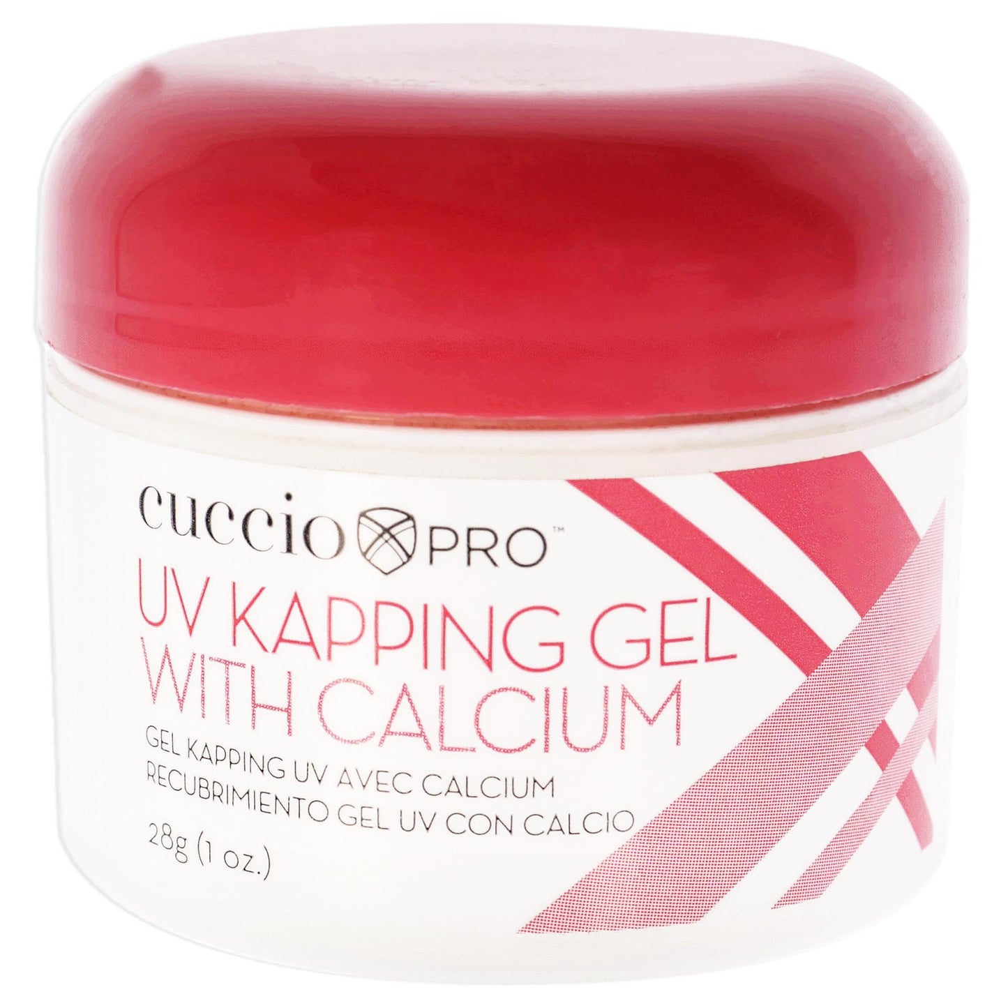 White Smoke Cuccio Pro UV Kapping Gel With Calcium - Helps Prevent Cracking And Peeling - Designed For Natural Nails - Promotes Growth - Forms Durable, Protective Layer - Crystal Clear Coat - 1 Oz Nail Gel