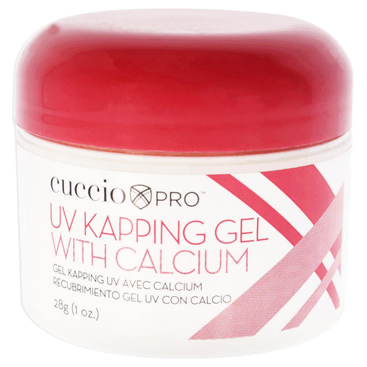 White Smoke Cuccio Pro UV Kapping Gel With Calcium - Helps Prevent Cracking And Peeling - Designed For Natural Nails - Promotes Growth - Forms Durable, Protective Layer - Crystal Clear Coat - 1 Oz Nail Gel