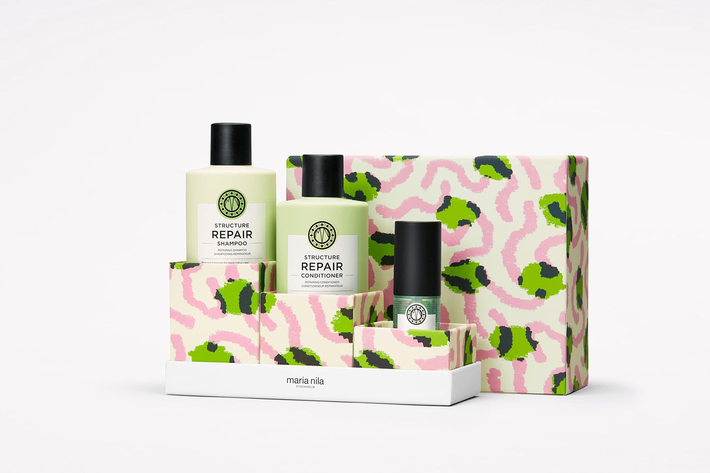 White Smoke Maria Nila Structure Repair Gift Box, For Damaged & Chemically Treated Hair, Algae Extract Rebuilds & Moisturizes, 100% Vegan & Sulfate/Paraben free…