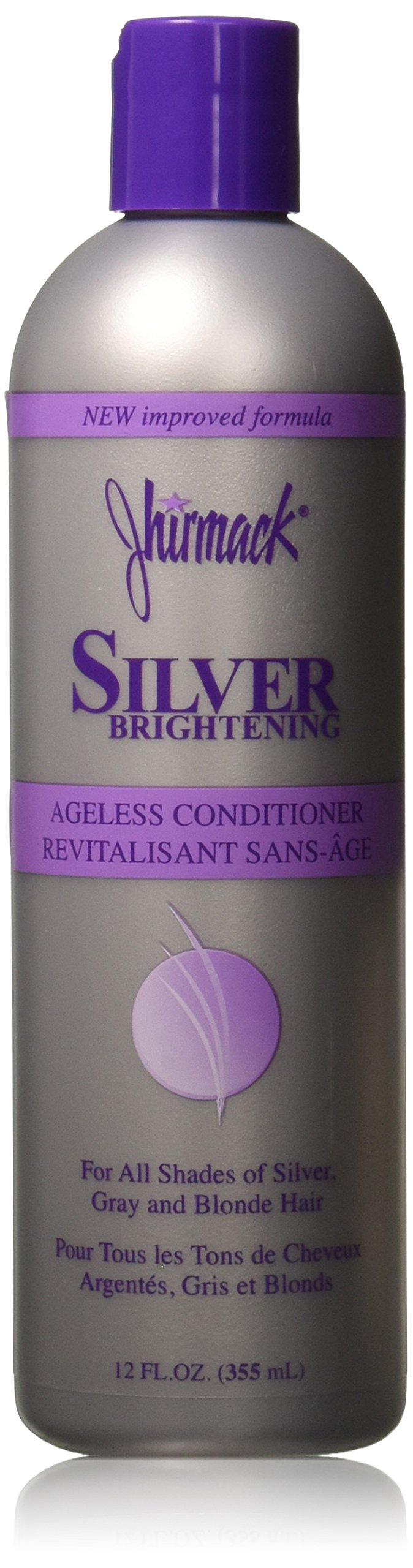 White Smoke Hask Jhirmack Conditioner Silver Plus Ageless, 12 Ounce