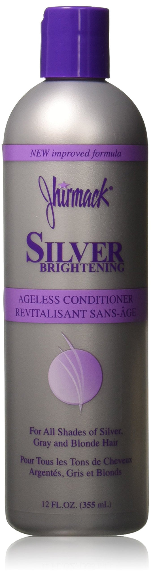 White Smoke Hask Jhirmack Conditioner Silver Plus Ageless, 12 Ounce
