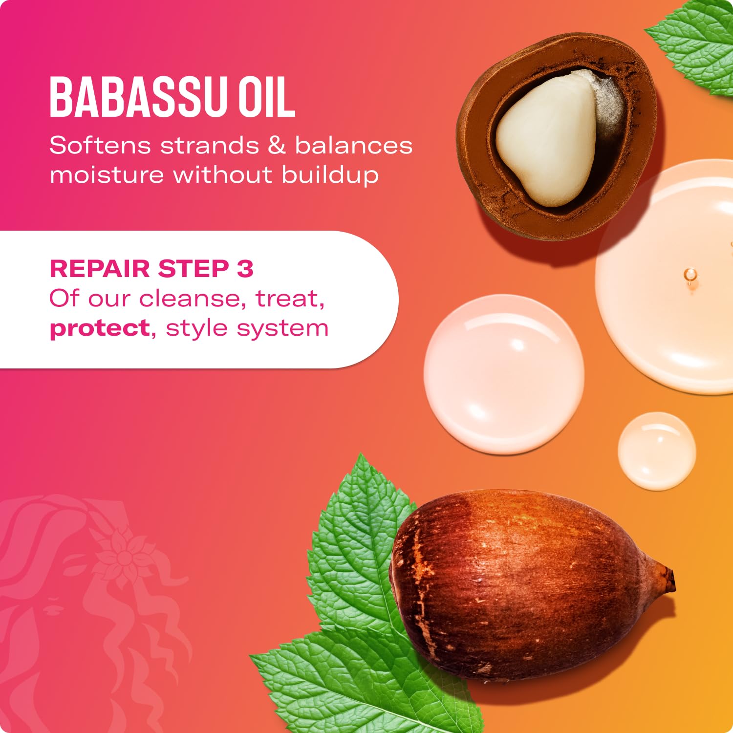 Tomato Mielle Organics Babassu & Mint Damage Repair Bond Treatment for Chemical and Heat Damaged Hair, 5.5 Ounce