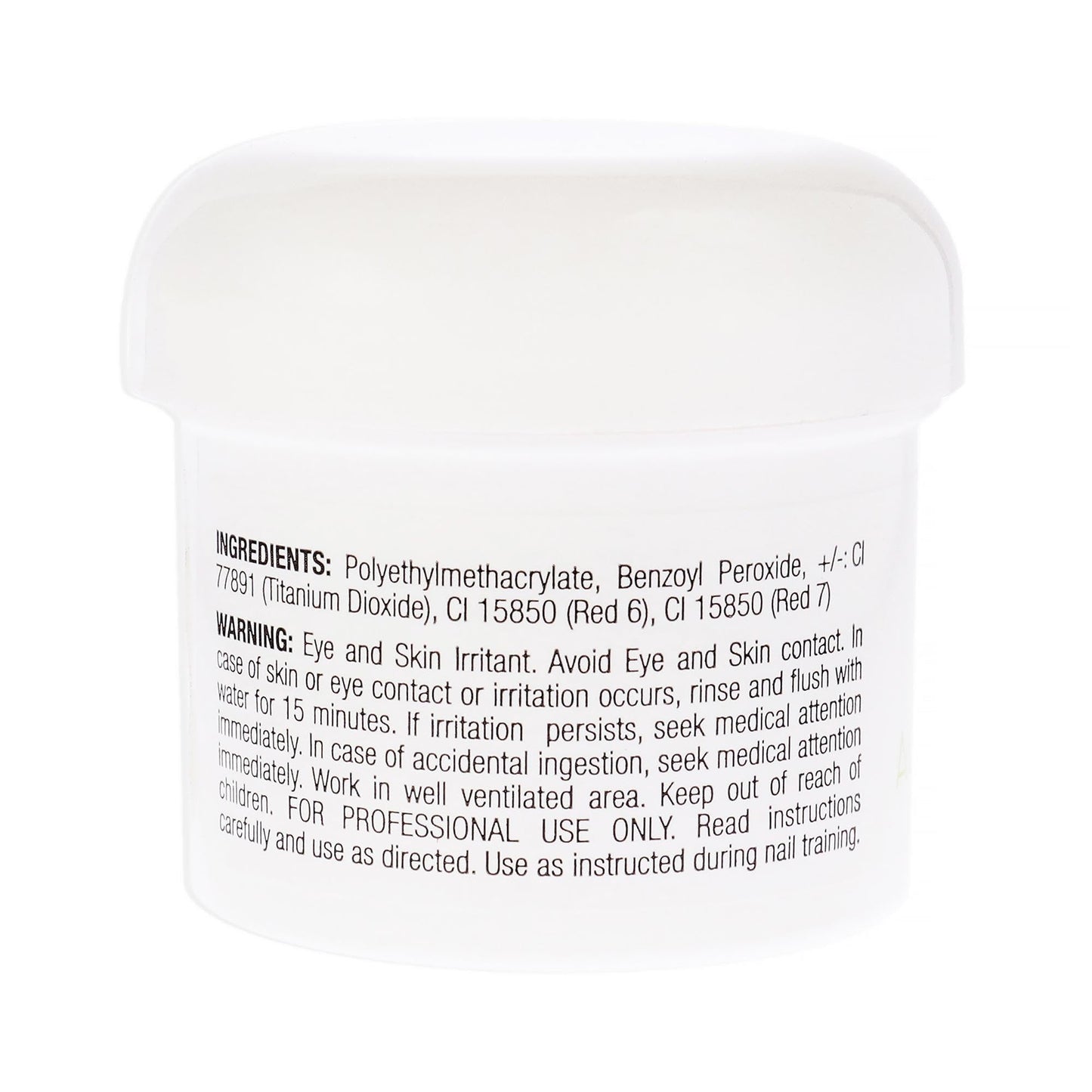 White Smoke Cuccio Pro Odorless Acrylic Powder - Clear 1.6 Oz