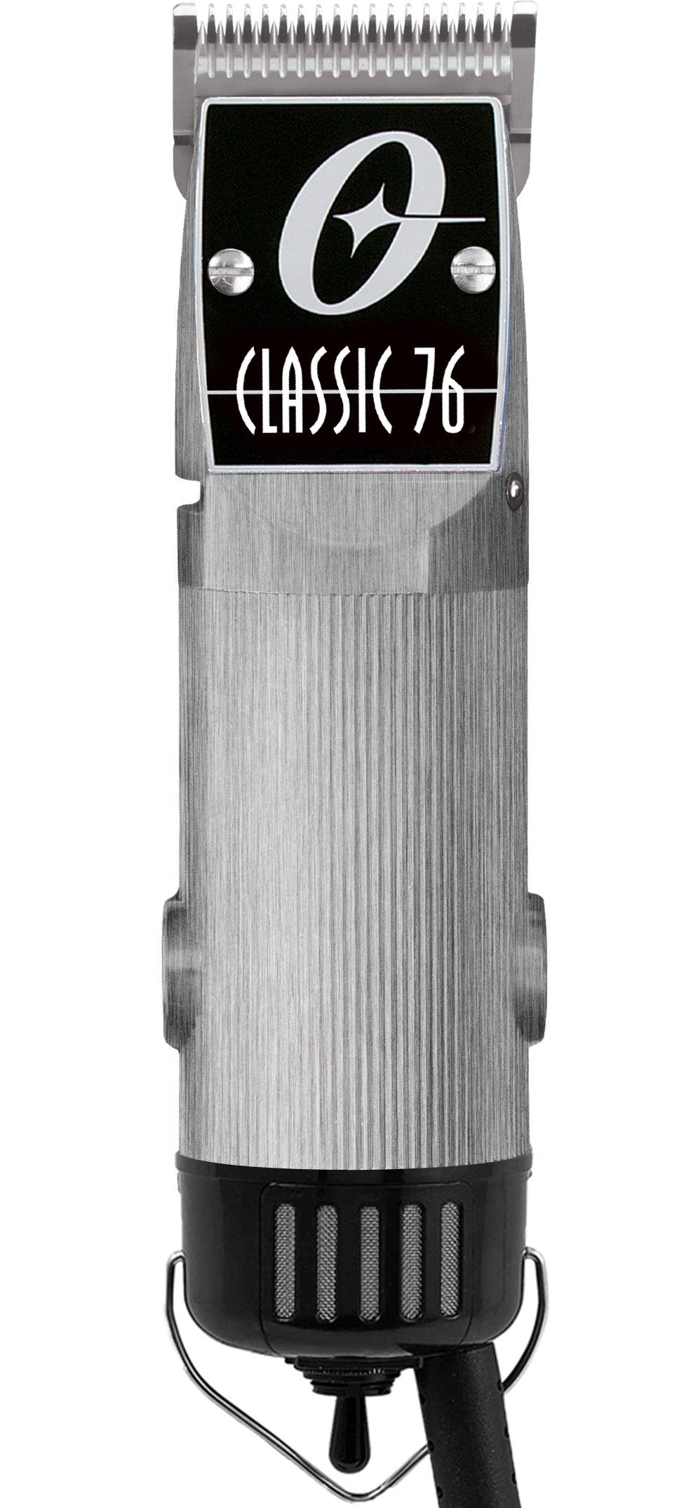Gray Oster Classic 76 Hair Clipper Professional Pro Salon Brushed Aluminum Color