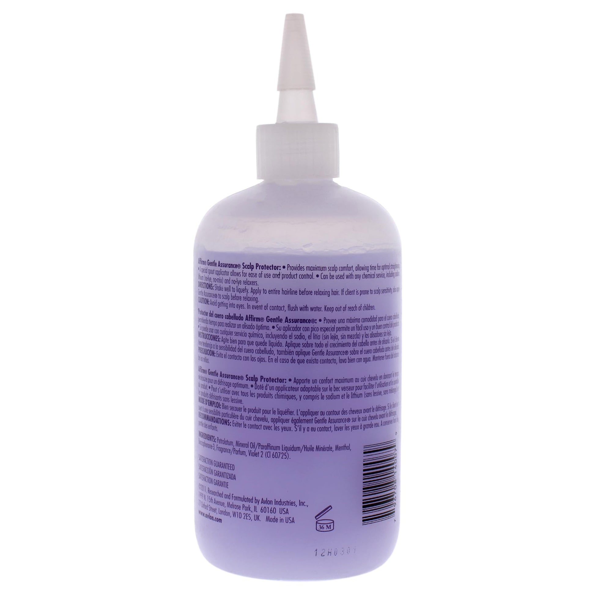 White Smoke Affirm Sensitive Gentle Assurance Scalp Protector by Avlon for Unisex - 11 oz Protector