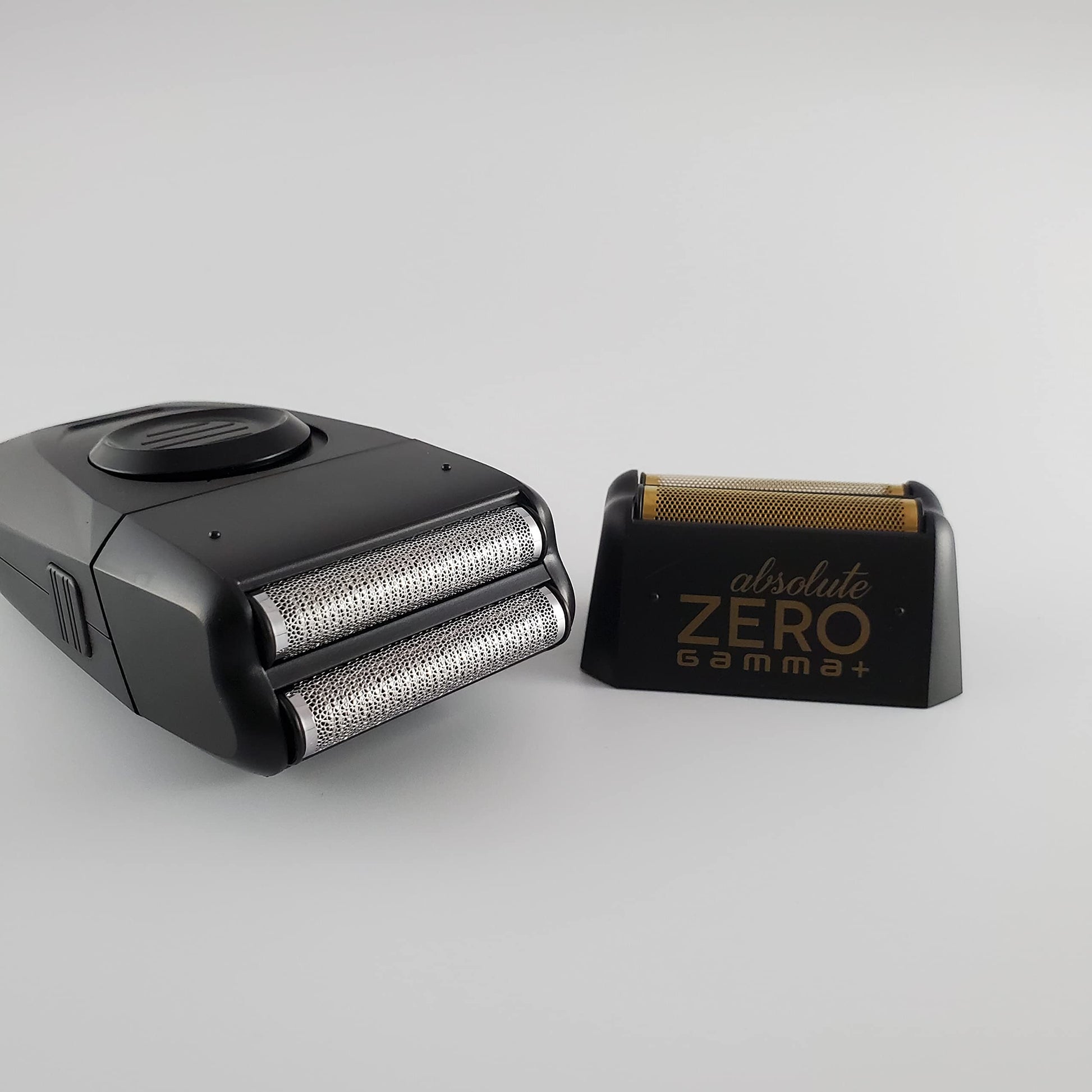 Light Gray GAMMA+ Absolute Zero Mens Foil Shaver Collection (Slick Foil Head)