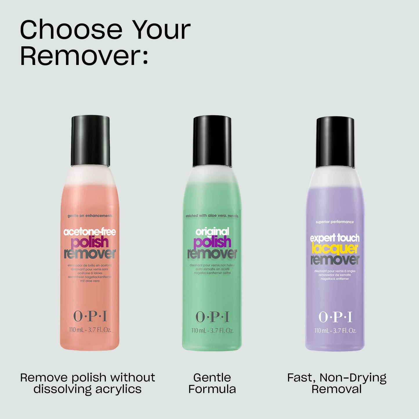 Lavender OPI Expert Touch Lacquer Remover | Acetone Nail Polish Remover | Superior Performance | Fast & Non-Drying Formula | 3.7 fl oz