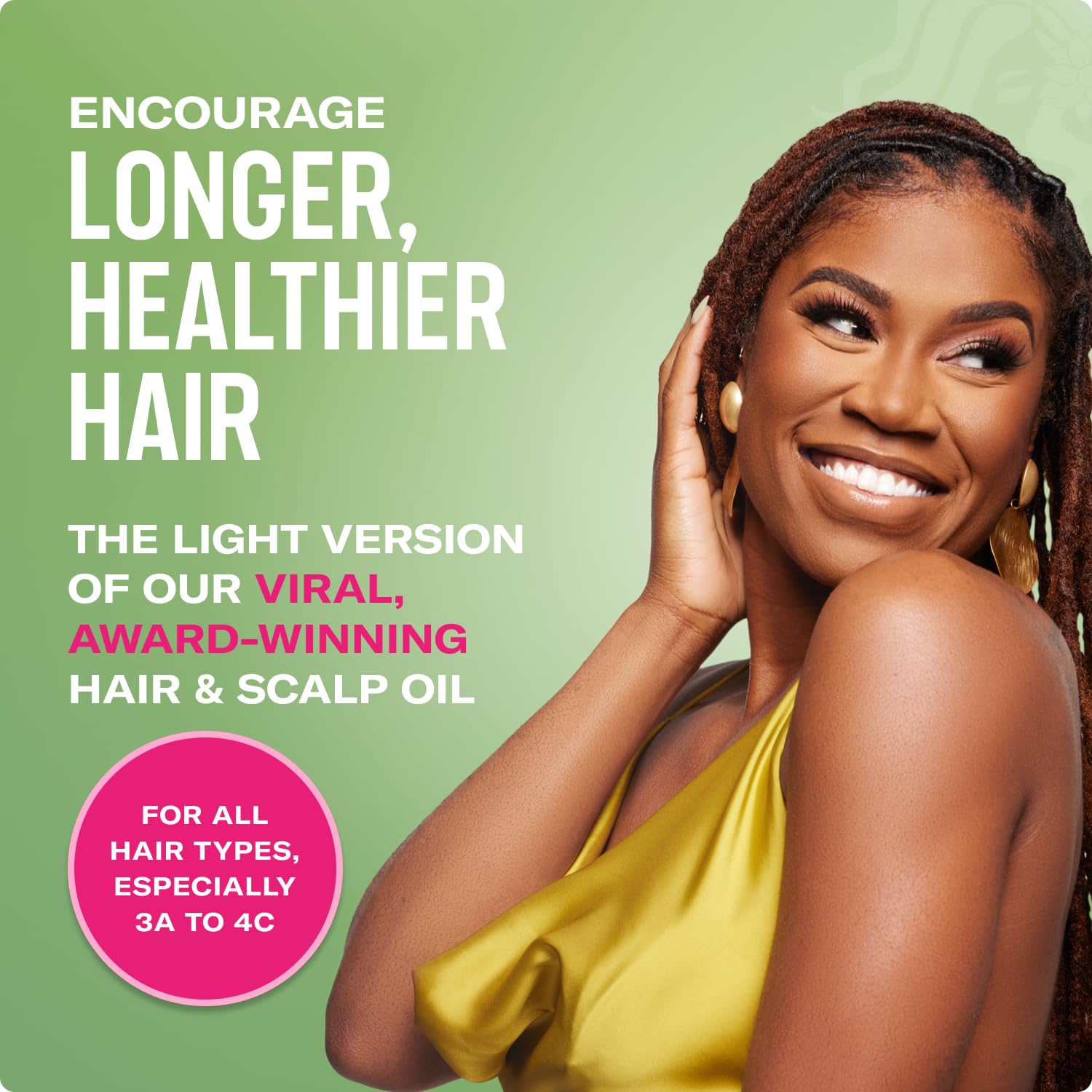 Gray Mielle Organics Rosemary & Mint Light Hair Oil, Split Ends & Dry Scalp Treatment - Infused with Biotin & Essential Oils for Strengthening, Soothing, Moisturizing & Encouraging Longer Hair (2 Oz)