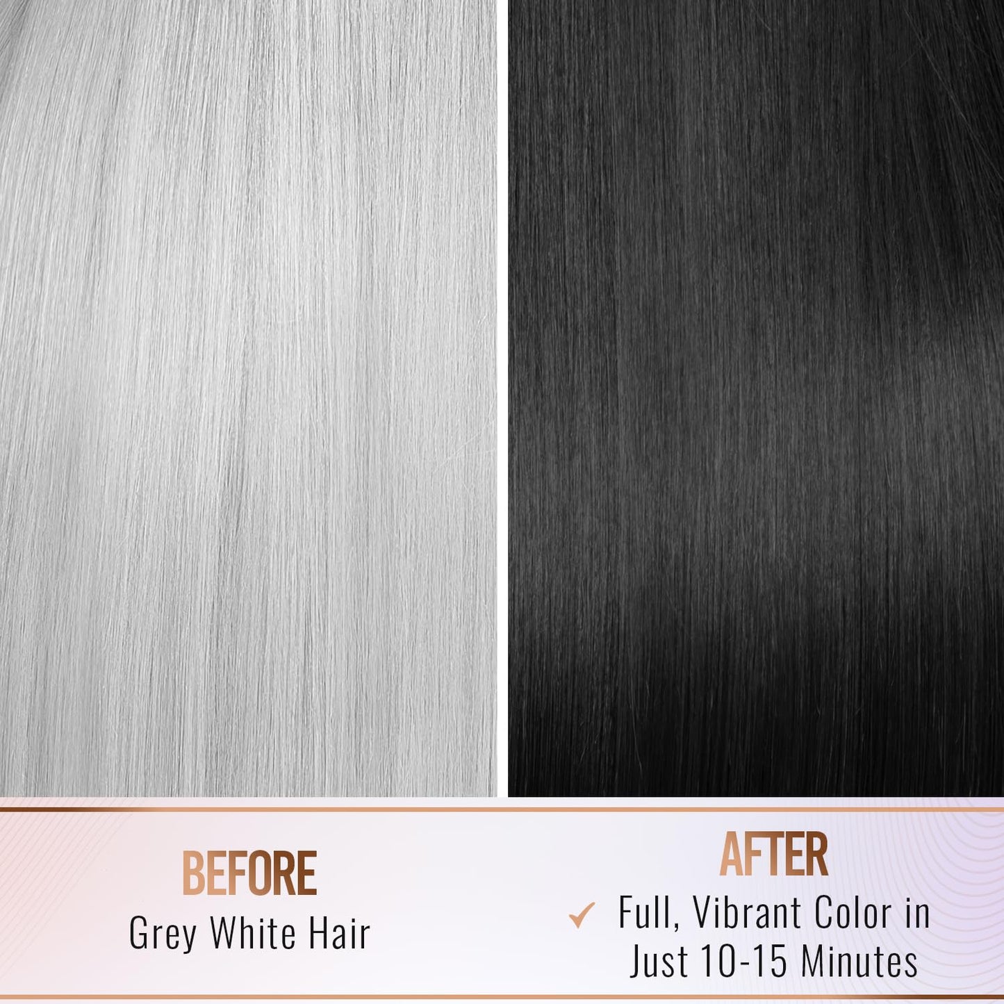 Gray Herbishh Natural Hair Dye Shampoo with Argan Mask - Long-Lasting Color for Gray Hair - Travel Size, 10+1 Pack, Ammonia-Free (Black)