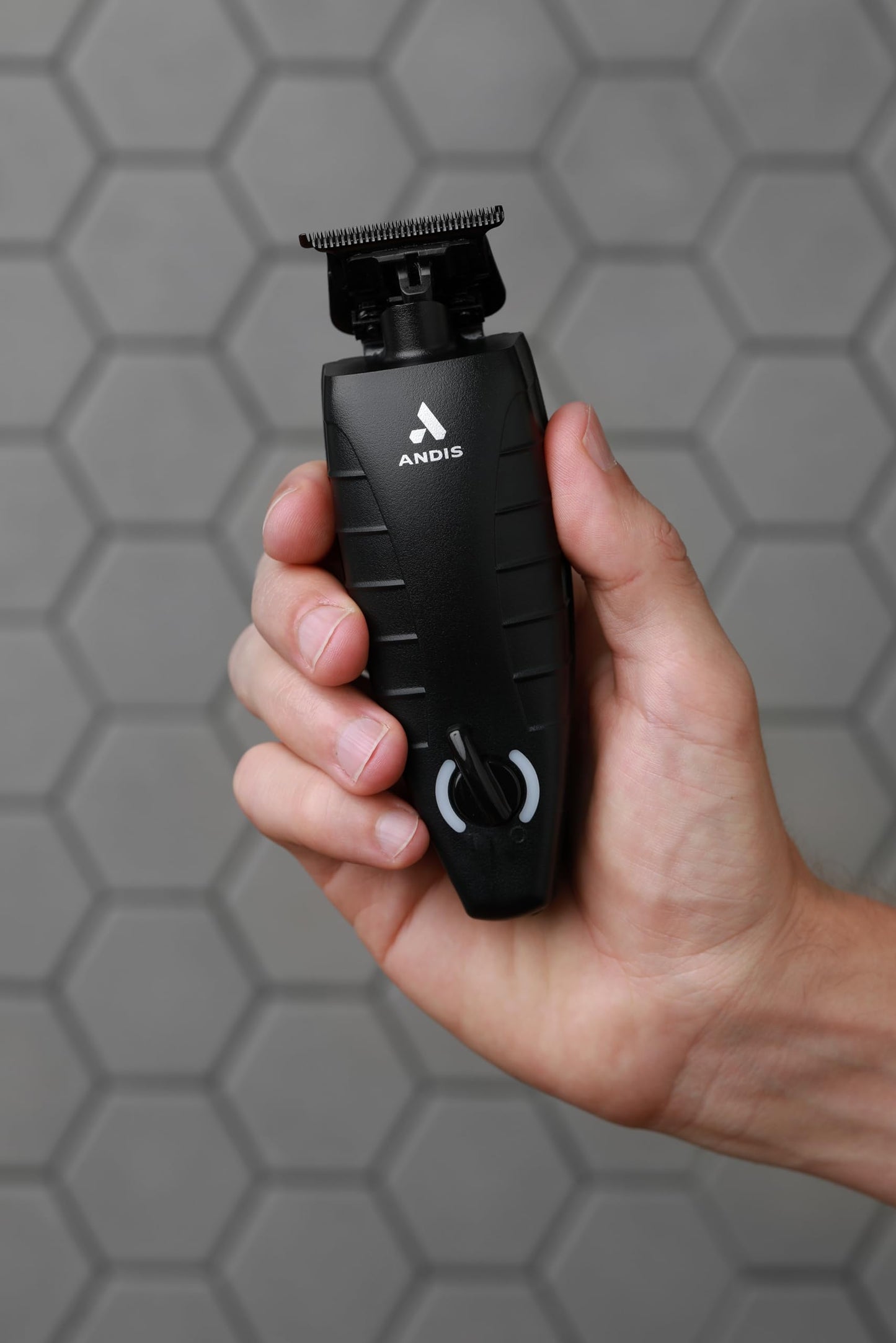 Dim Gray Andis GTX-EXO Black Label Special Edition, Professional Lithium-ion Electric Beard & Hair Trimmer, M-Force Technology, Cordless, Included Charging Stand, Black