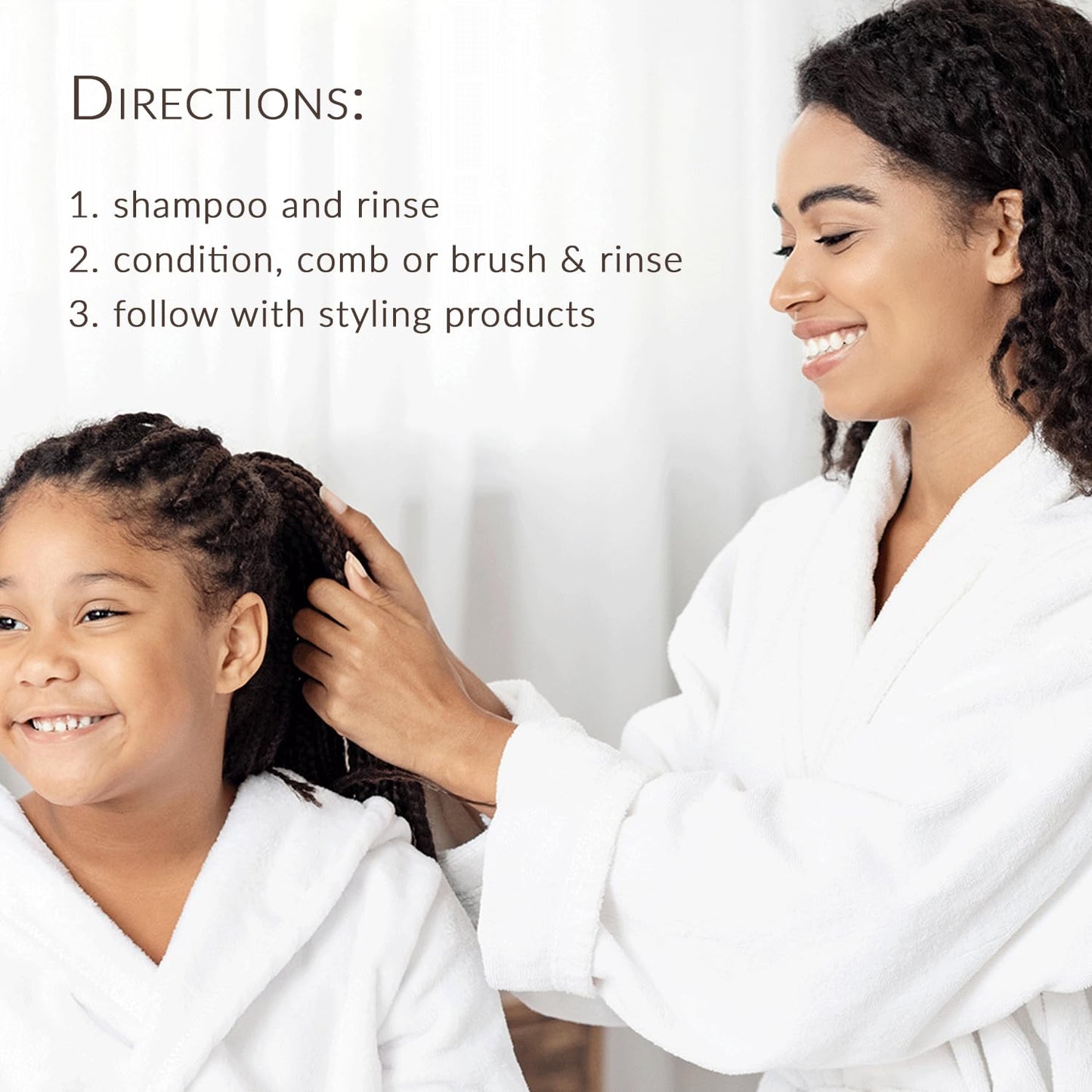 White Smoke Mixed Chicks Kids Gentle Conditioner with Safflower Seed Oil for Soft & Manageable Hair, 8 fl.oz.