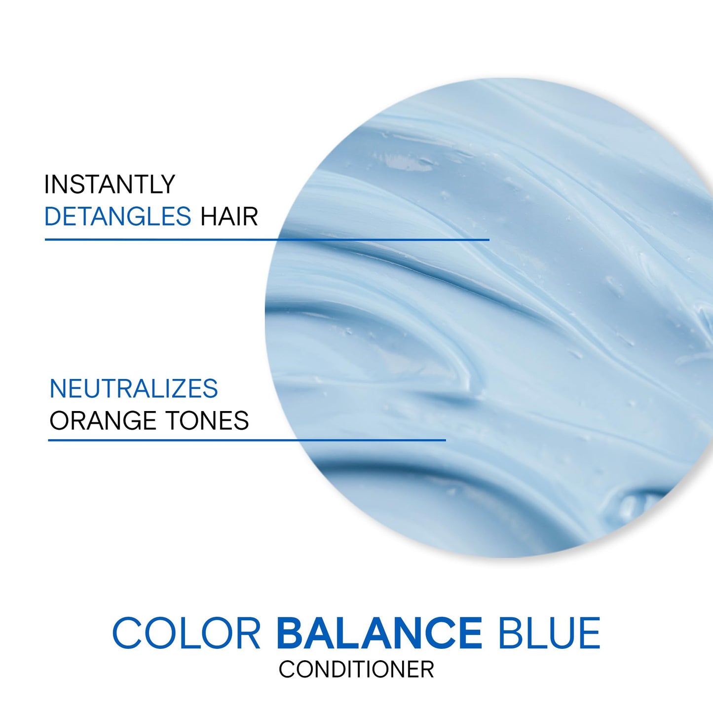 White Smoke Joico Color Balance Blue Conditioner | For Lightened Brown Hair | Eliminate Brassy Orange Tones | Boost Color Vibrancy & Shine | UV Protection | With Rosehip Oil & Green Tea Extract | 33.8 Fl Oz