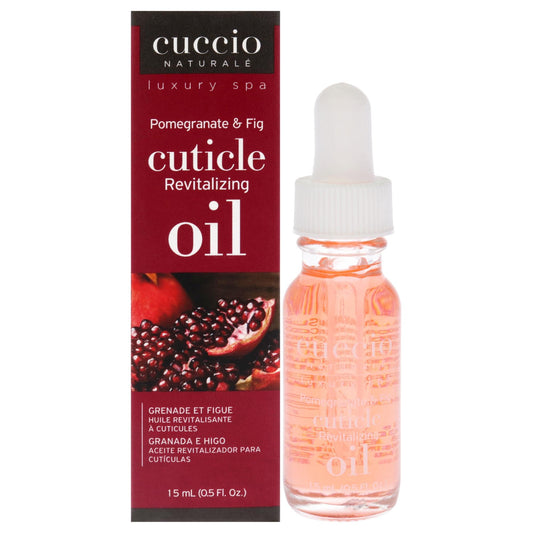 White Smoke Cuccio Naturale Cuticle Oil - Revitalizing Pomegranate & Fig - Repairs Skin & Nails - 0.5 Oz