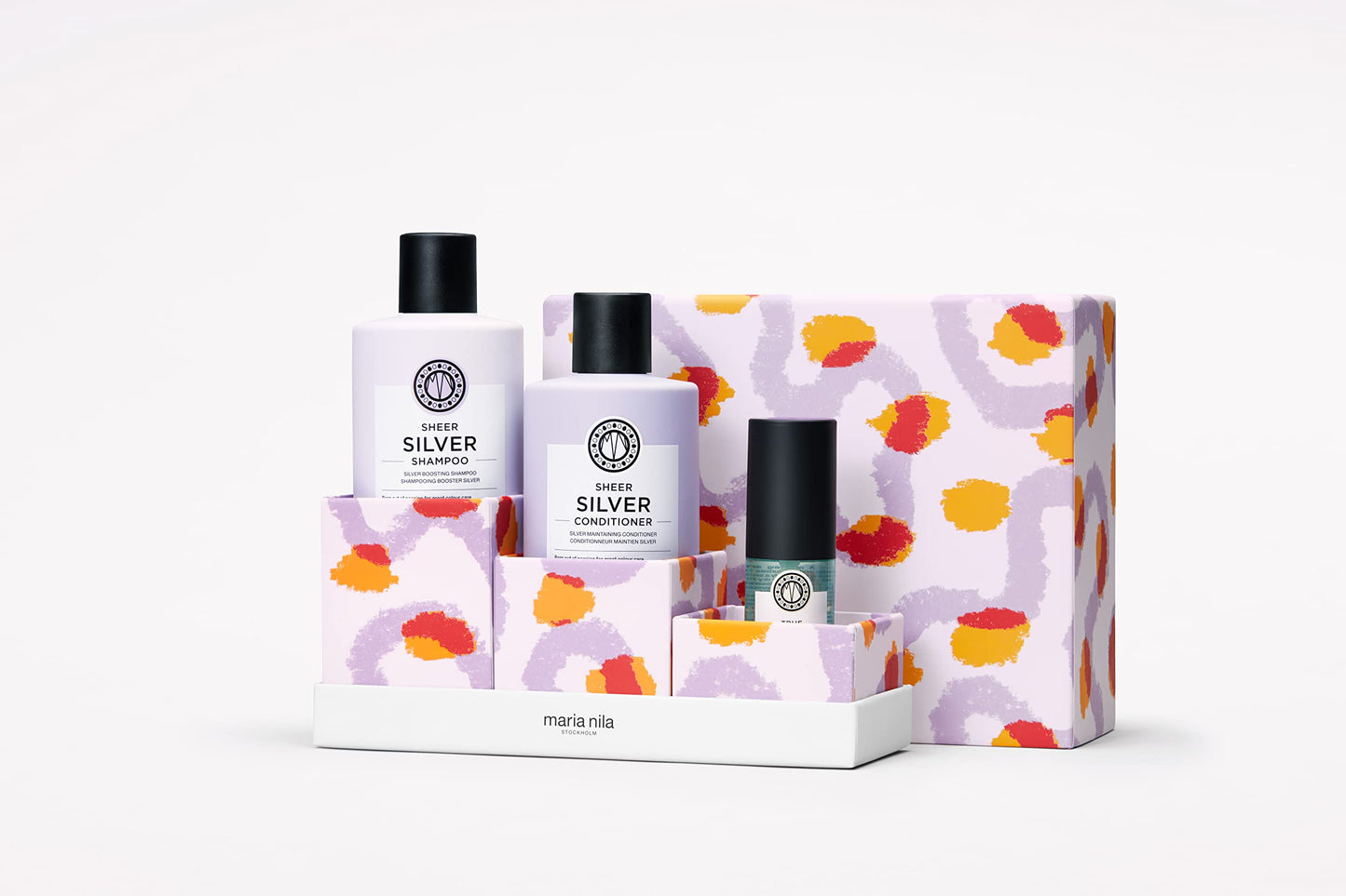 White Smoke Maria Nila Sheer Silver Gift Box, Neutralizes Golden Shades, Violet Pigments Gives Cool Tone, 100% Vegan & Sulfate/Paraben free