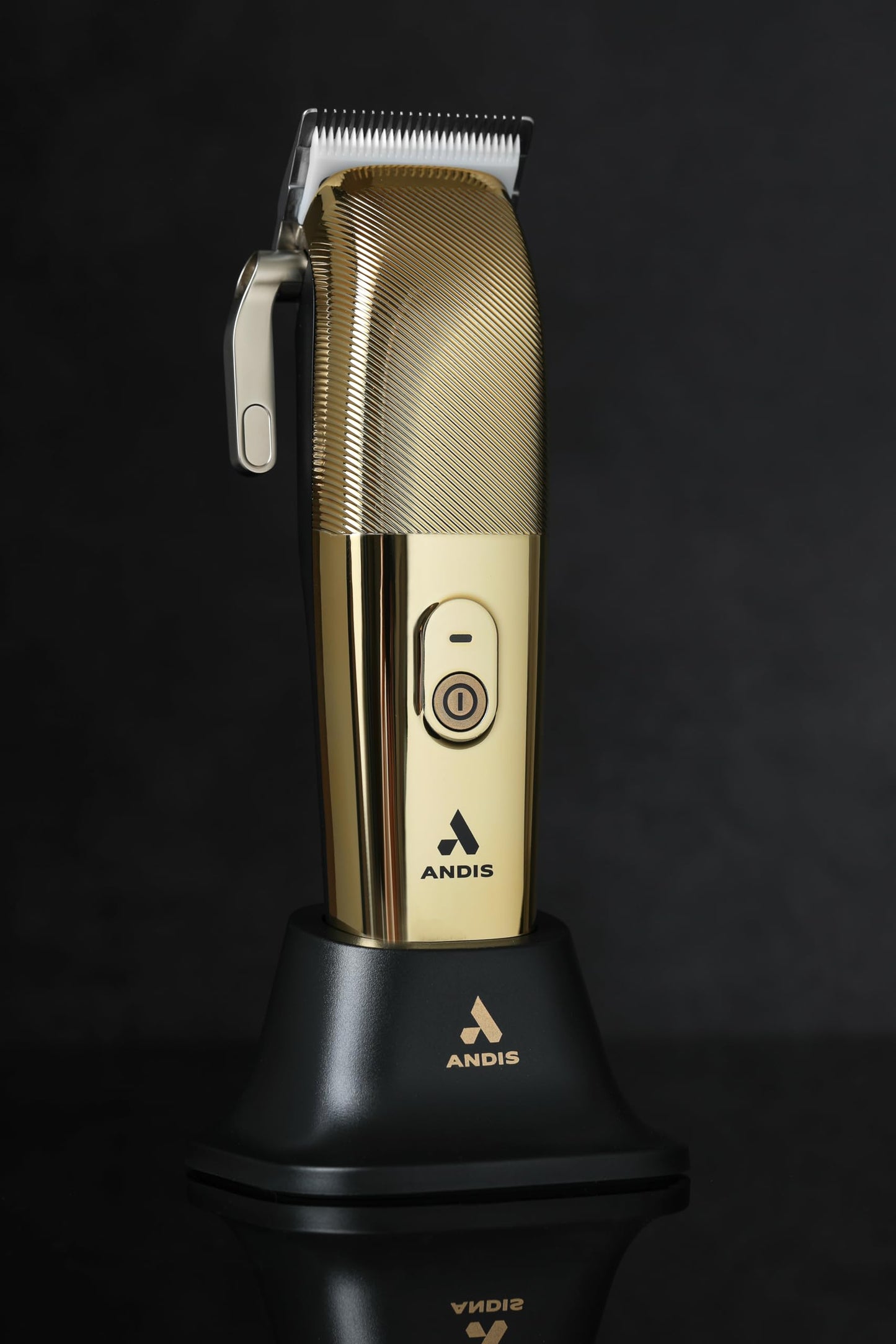 Dark Slate Gray Andis Envy II Cordless Clipper Premium Edition, Professional Lithium-ion Electric Beard & Hair Clipper, Phaze Blade, Cordless, Gold