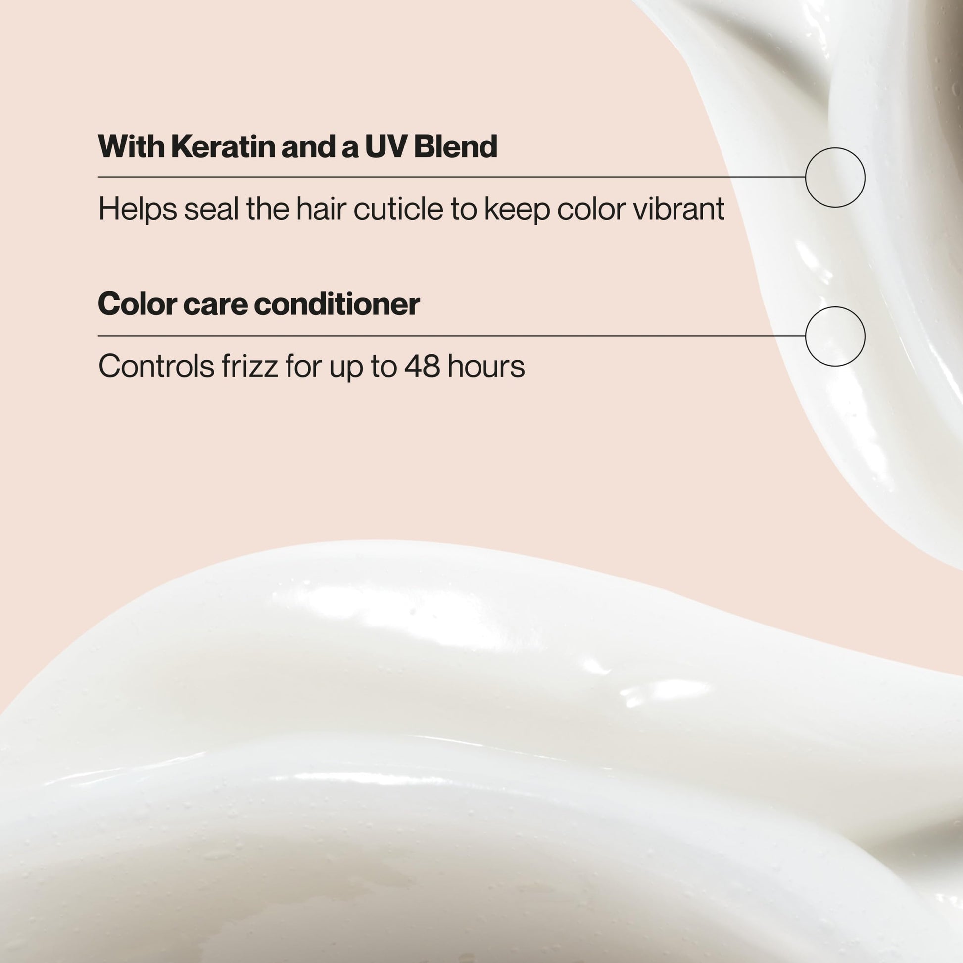 Antique White Suave Keratin Infusion Color Care Conditioner for Color-Treated Hair, Anti Fade + 48HR Frizz Control, Smooths & Boosts Shine, 28 FL OZ Pump, 4 Count