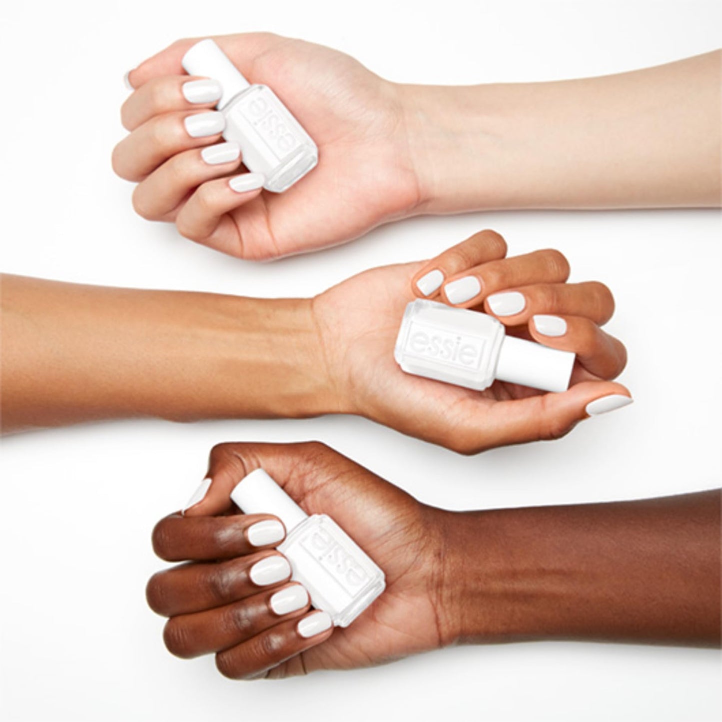 White Smoke essie Nail Polish, Glossy Shine Finish, Blanc, 0.46 Ounces (Packaging May Vary) Snowy White