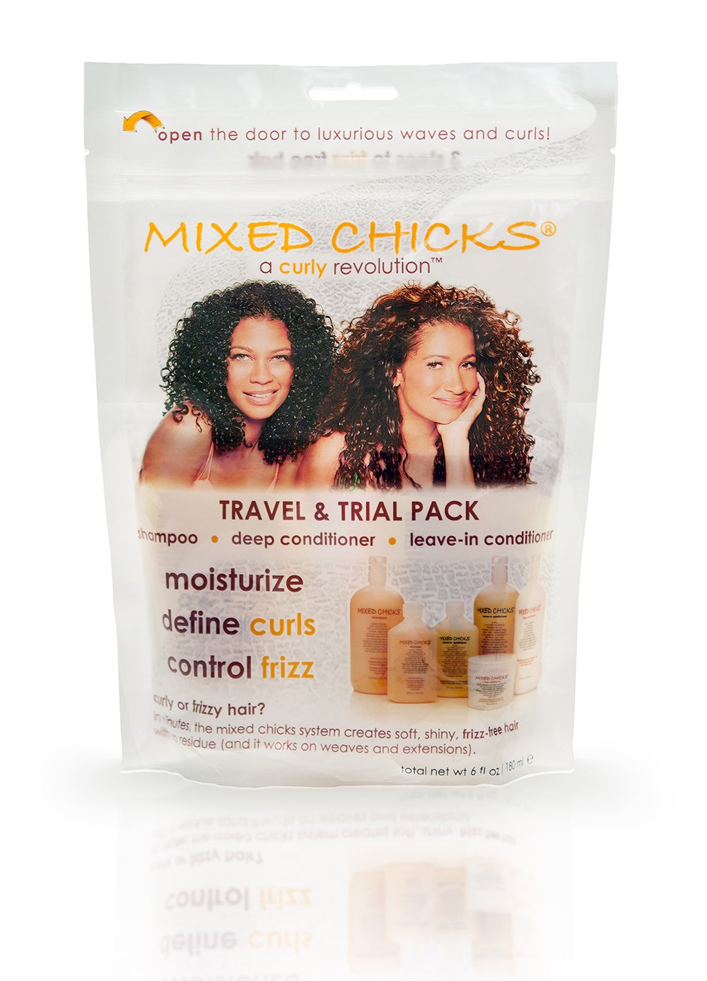 Lavender Mixed Chicks Travel & Trial Pack - Shampoo, Deep Conditioner, Leave-in Conditioner, 2 fl. oz. each
