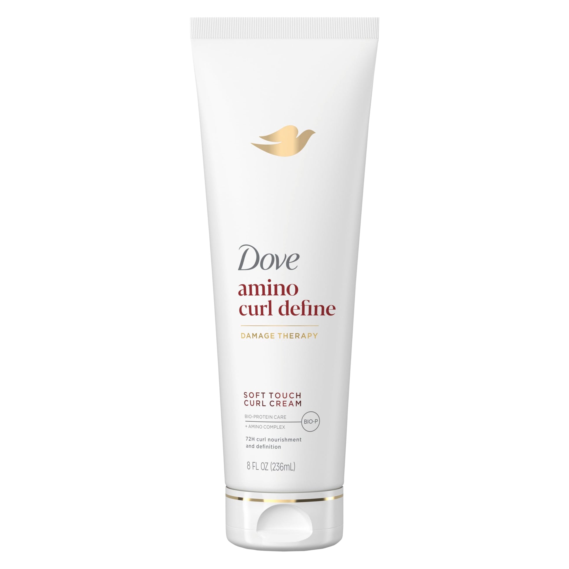 White Smoke Dove Curl Cream Amino Curl for Curly, Coily Hair with Bio-Protein Care Technology + Amino Complex 8 Fl Oz