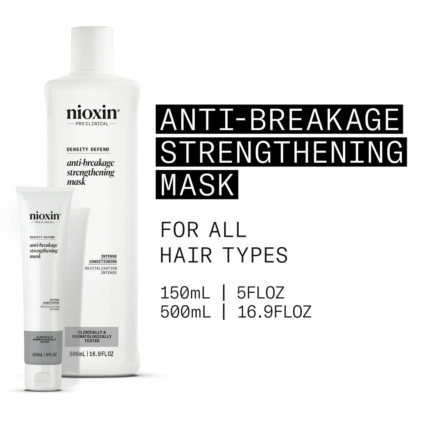 White Smoke Nioxin Density Defend Anti-Breakage Strengthening Mask | Intense Conditioning | Protects Against Hair Breakage | 5.07 Fl Oz