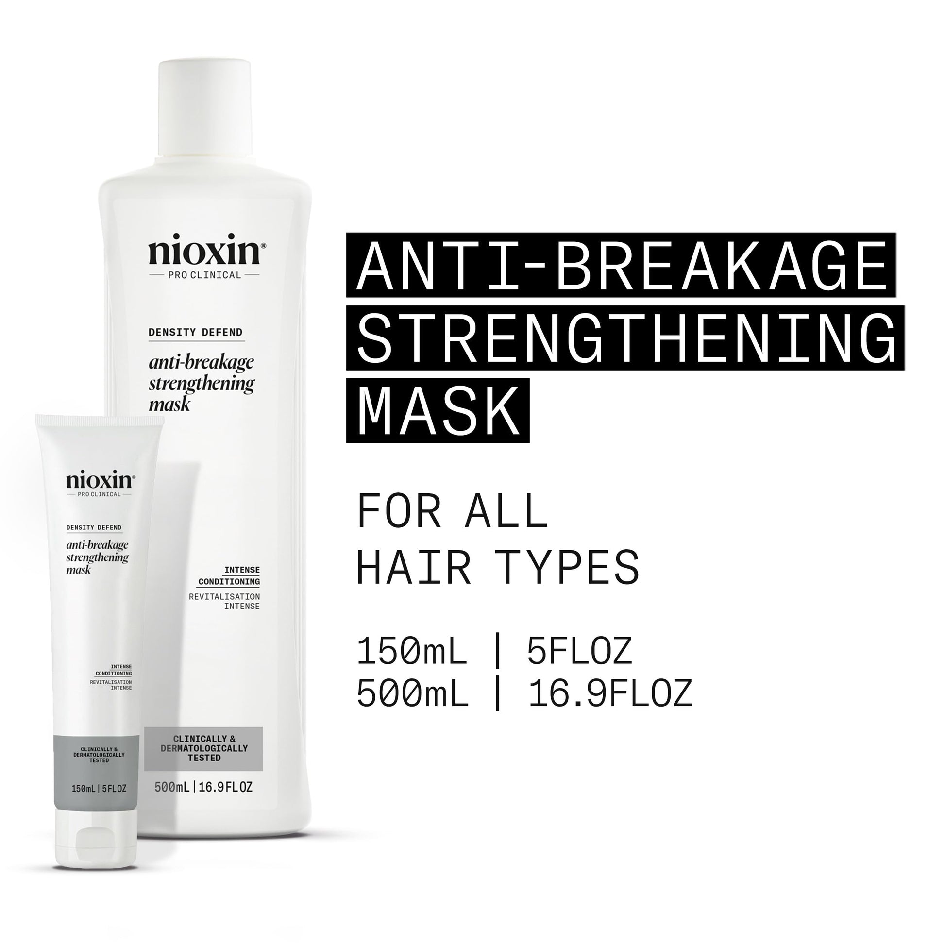 White Smoke Nioxin Density Defend Anti-Breakage Strengthening Mask | Intense Conditioning | Protects Against Hair Breakage | 5.07 Fl Oz
