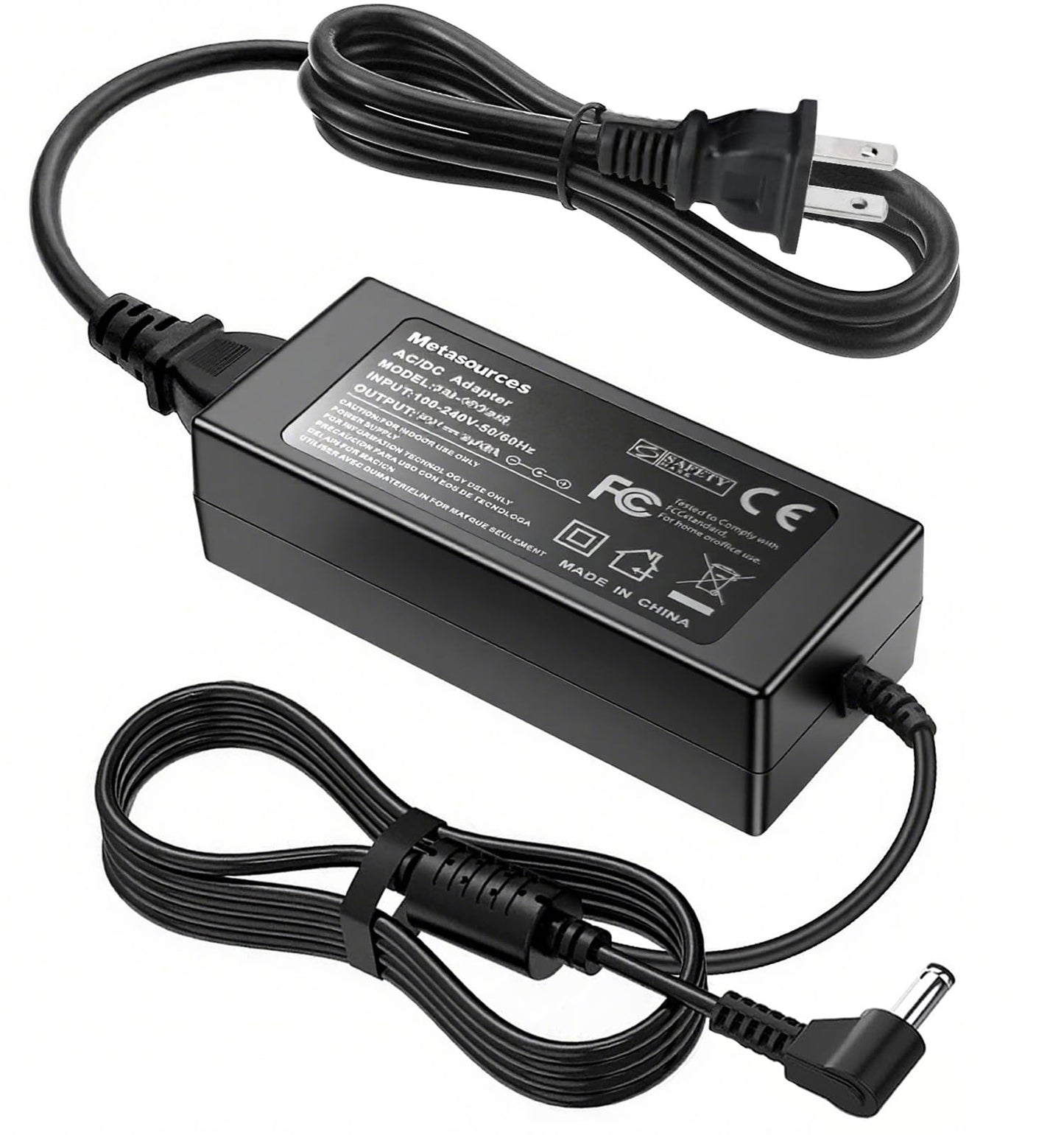 White Smoke Metasources 28V 2A AC/DC Adapter Compatible with OPI PMW280200 HD-2800200 O.P.I LED Nail Lamp Light GL900 GL901 GL902 GL901-US GL901-AU GL901-UK GL901-EU GL902-US GL902-AU GL902-UK 28VDC Power Supply