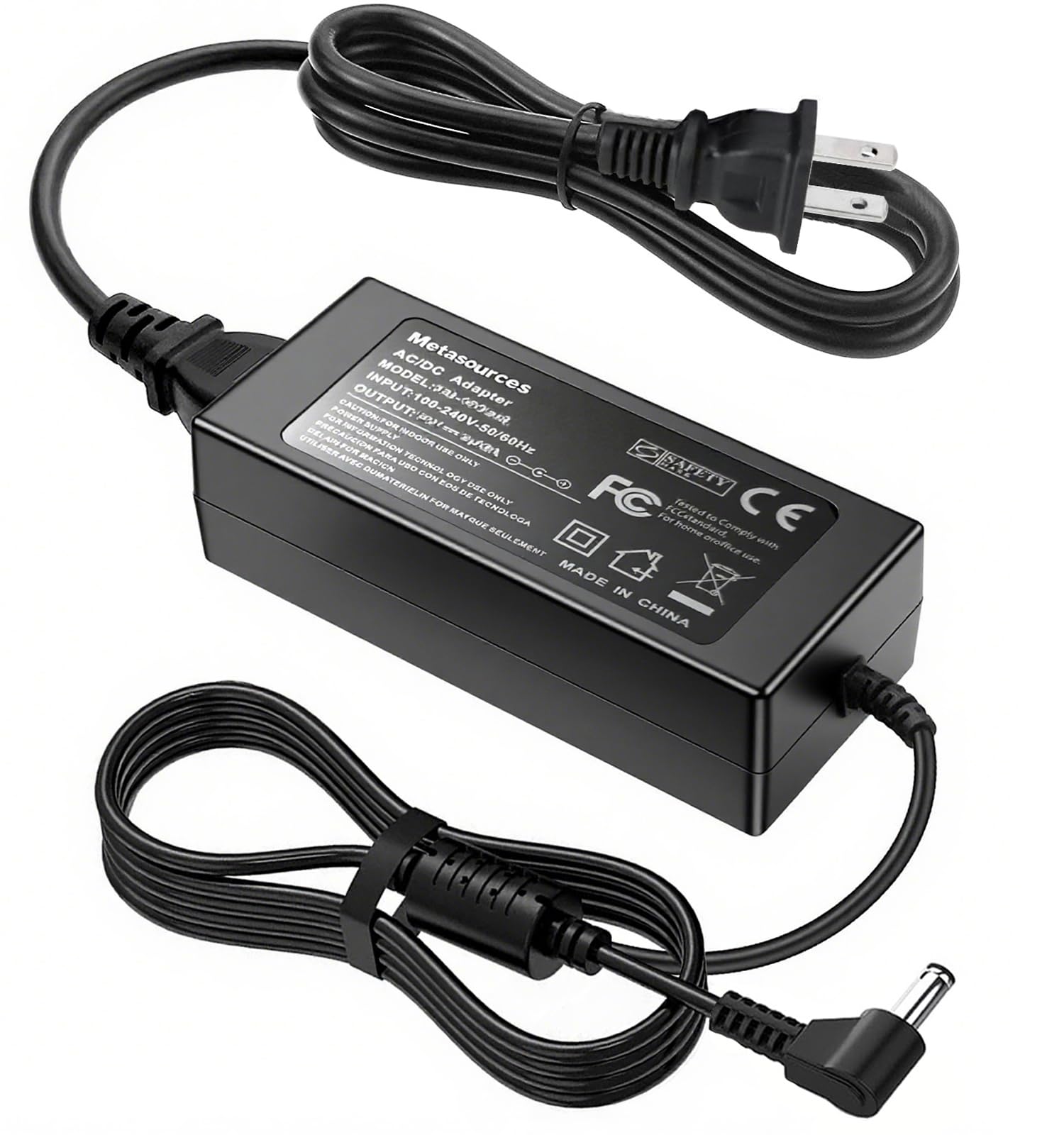 White Smoke Metasources 28V 2A AC/DC Adapter Compatible with OPI PMW280200 HD-2800200 O.P.I LED Nail Lamp Light GL900 GL901 GL902 GL901-US GL901-AU GL901-UK GL901-EU GL902-US GL902-AU GL902-UK 28VDC Power Supply