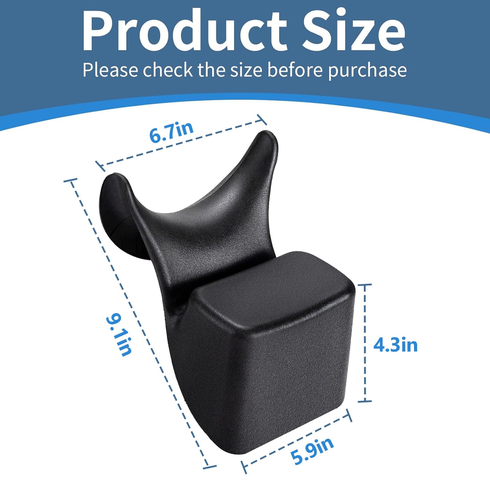 White Smoke Silicone Shampoo Bowl Neck Cushion - Ergonomic Salon Hair Washing Neck Support Pillow, Non-Slip Shampoo Tray Neck Rest for Spa and Salon Basins, Comfortable Hairdressing Sink Accessory for Hair Care