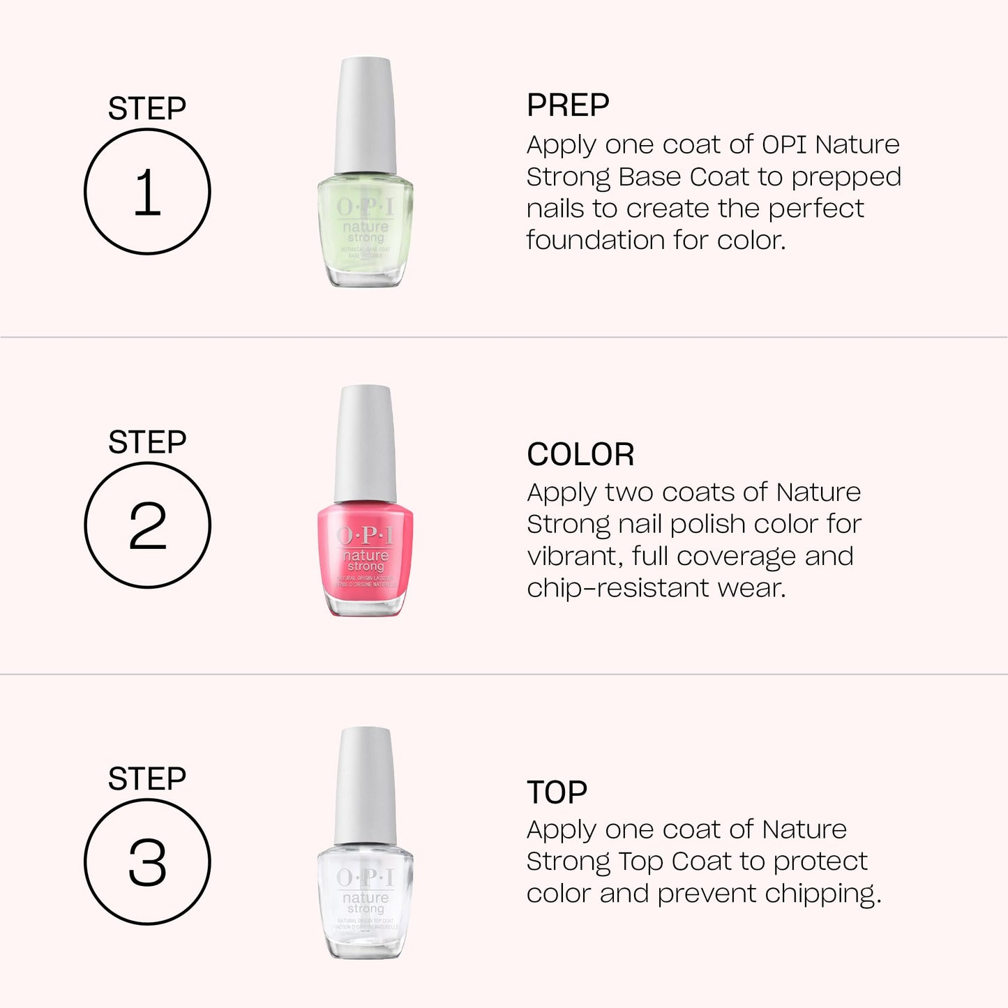 White Smoke OPI Nature Strong Cactus What You Preach | Opaque Bright Blue Crème Natural Origin Nail Polish | Plant Based, Vegan, Cruelty Free