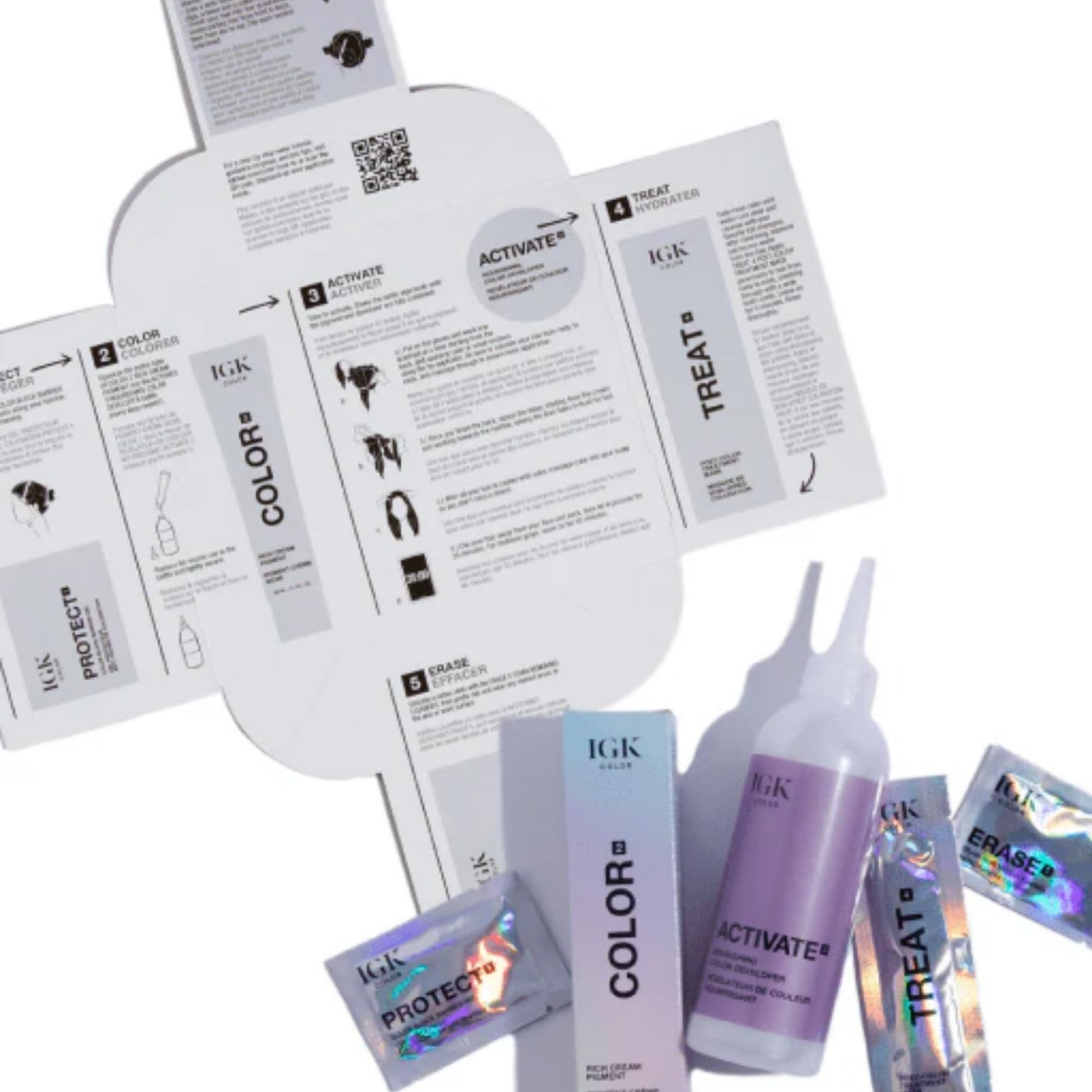 White Smoke IGK Permanent Hair Color Kit | 5N Back To Brown Natural Brown | Salon-Quality Permanent Hair Dye | 100% Gray Hair Coverage | Ammonia-Free Color for Shinier, Softer Hair