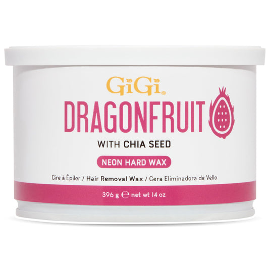 Lavender Gigi Neon Hard Wax – Dragonfruit, Stripless Wax for Hair Removal, Ideal for Sensitive Skin, 14 Oz