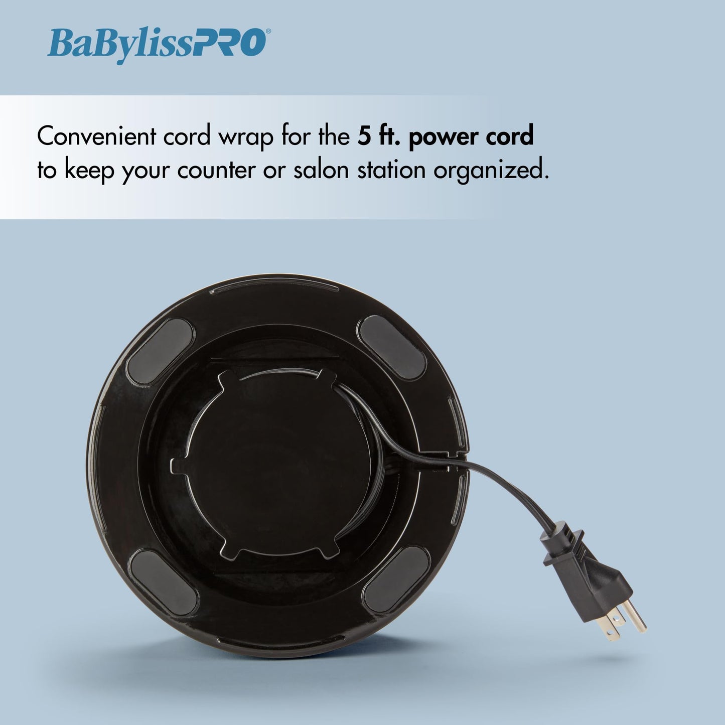 Light Steel Blue BaBylissPRO® Nano Titanium™ Compact 8-Piece Standing Hot Rollers