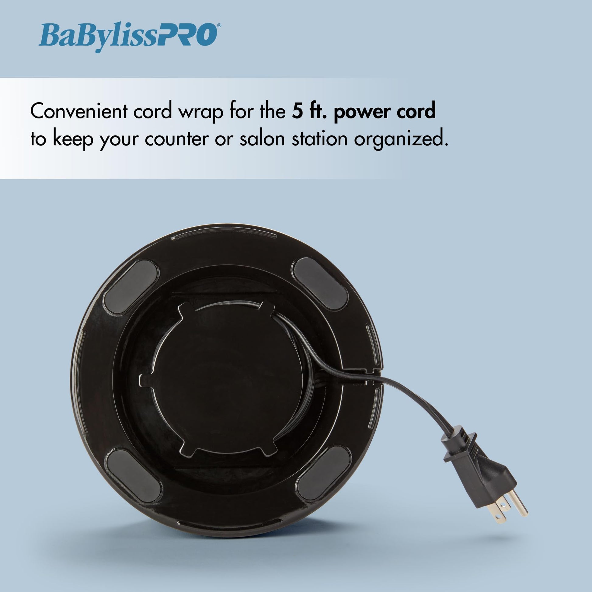 Light Steel Blue BaBylissPRO® Nano Titanium™ Compact 8-Piece Standing Hot Rollers