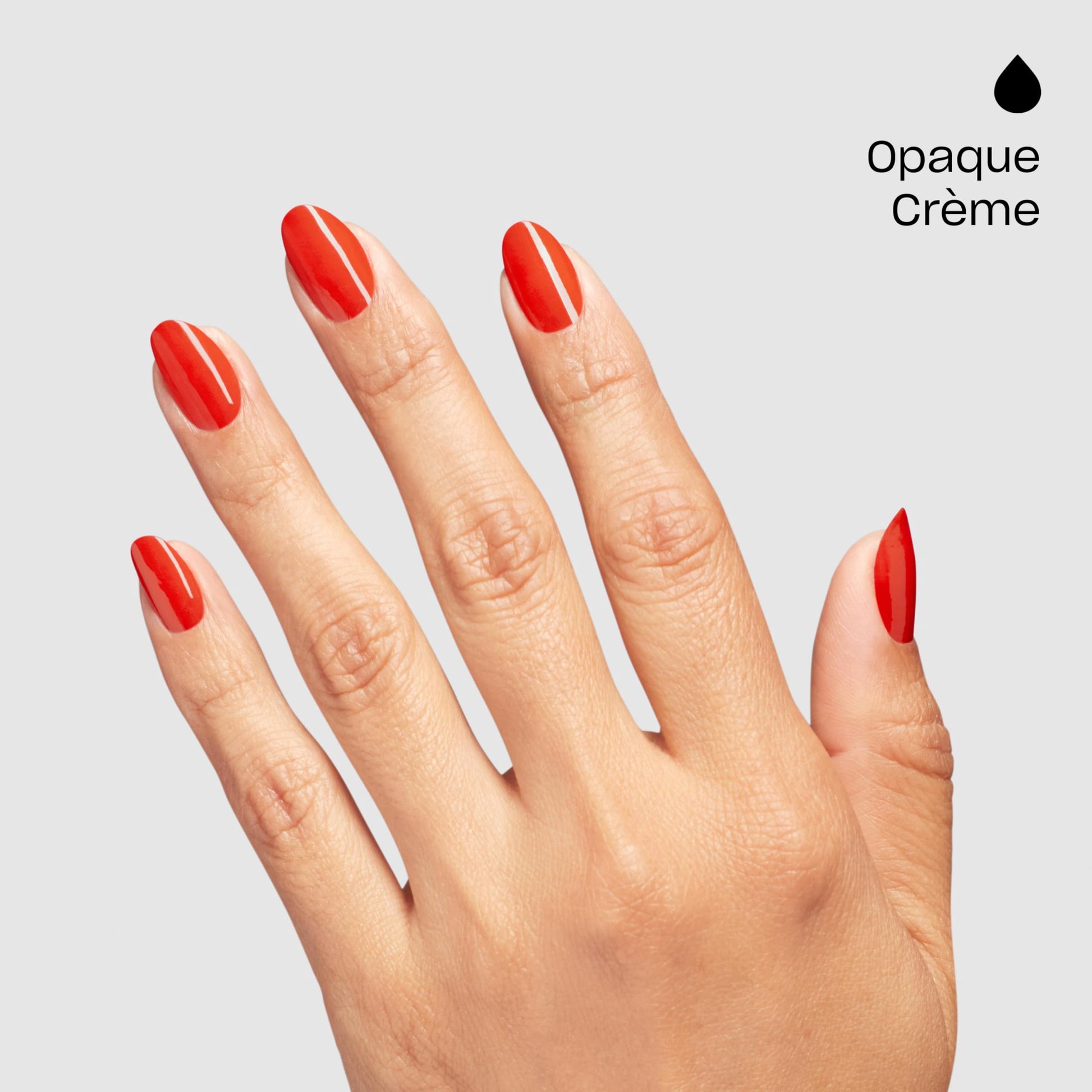 Lavender OPI Powder Perfection Totally Red-ical | Opaque Bright Warm Red Orange Crème Nail Dipping Powder | Acrylic Alternative | 1.5 oz