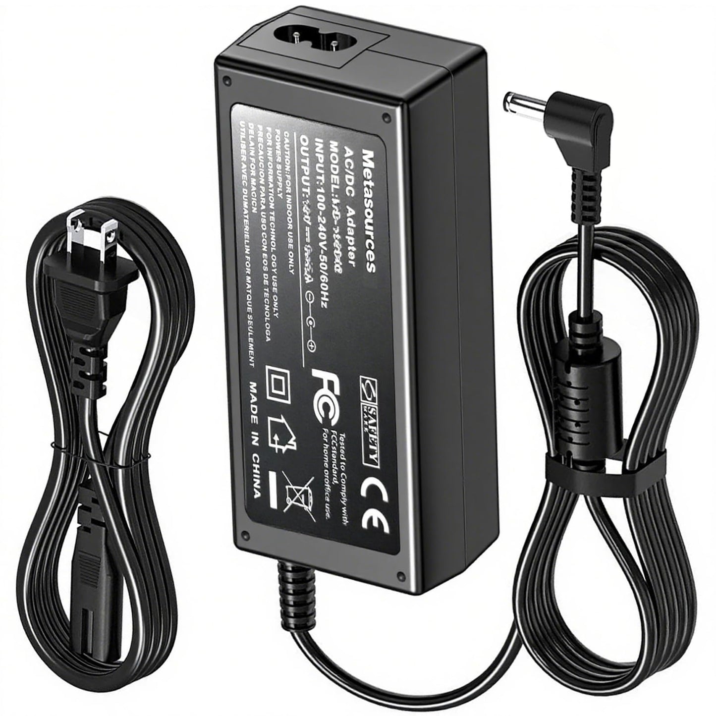 White Smoke Metasources 28V 2A AC/DC Adapter Compatible with OPI PMW280200 HD-2800200 O.P.I LED Nail Lamp Light GL900 GL901 GL902 GL901-US GL901-AU GL901-UK GL901-EU GL902-US GL902-AU GL902-UK 28VDC Power Supply