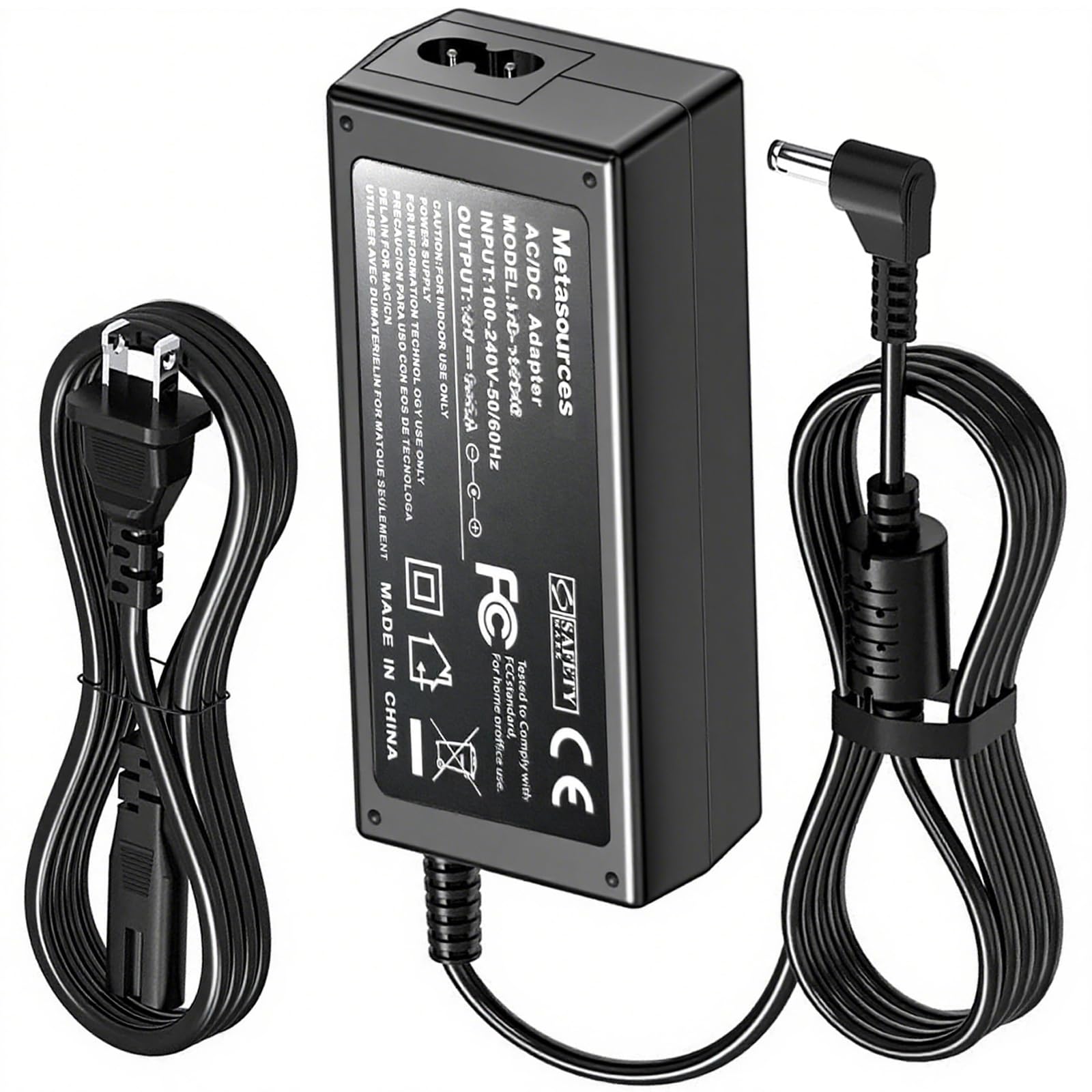 White Smoke Metasources 28V 2A AC/DC Adapter Compatible with OPI PMW280200 HD-2800200 O.P.I LED Nail Lamp Light GL900 GL901 GL902 GL901-US GL901-AU GL901-UK GL901-EU GL902-US GL902-AU GL902-UK 28VDC Power Supply