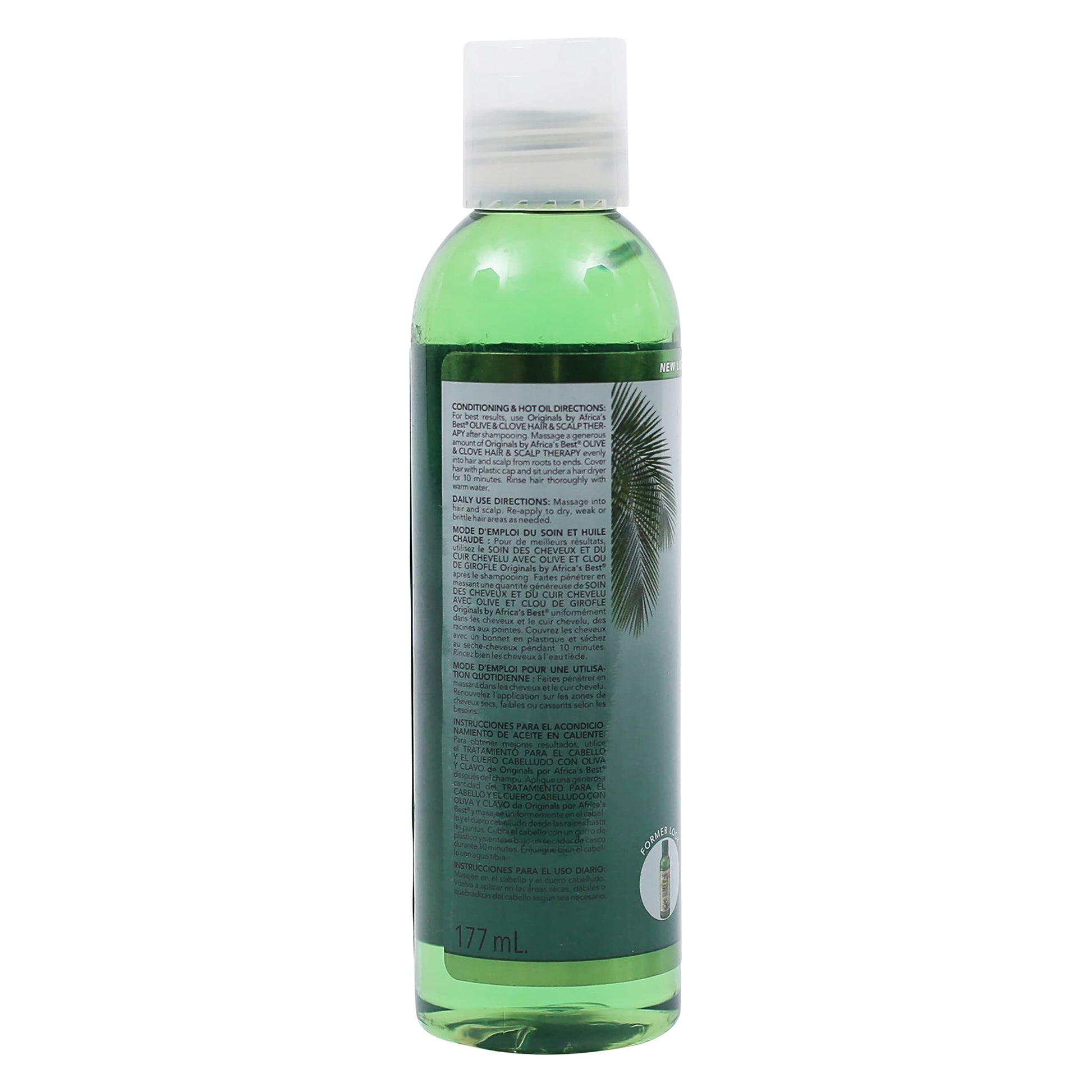 Slate Gray Originals by Africa's Best Olive & Clove Oil Therapy, Natural Treatment That Helps Repair Dry, Weak or Brittle Hair, Scalp Dryness, Itching and Flaking, 6 oz