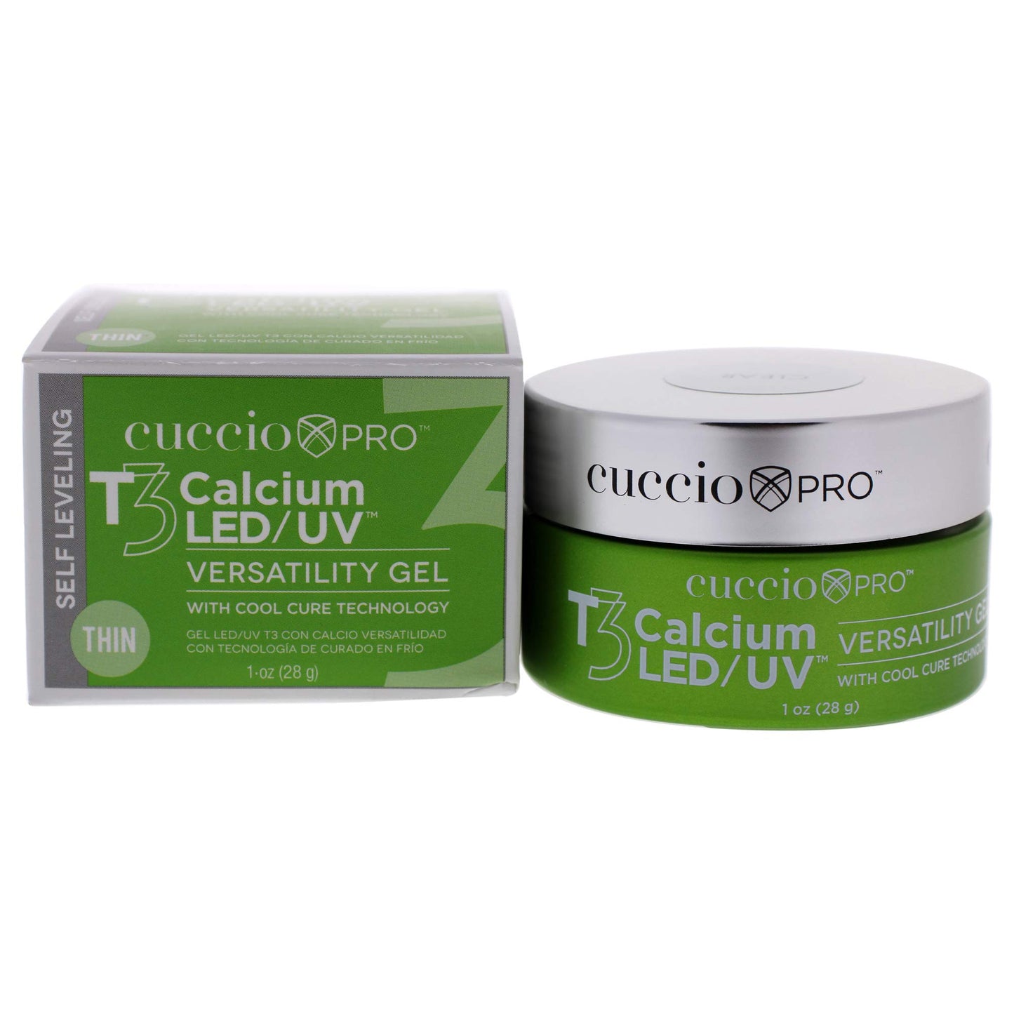 White Smoke Cuccio Pro T3 LED/UV Cool Cure Versatility Gel - Self-Levelling Gel With Calcium - Incredibly Flexible - Strong Adhesion - High Shine Finish - Fast Application - Clear - 1 Oz Nail Gel