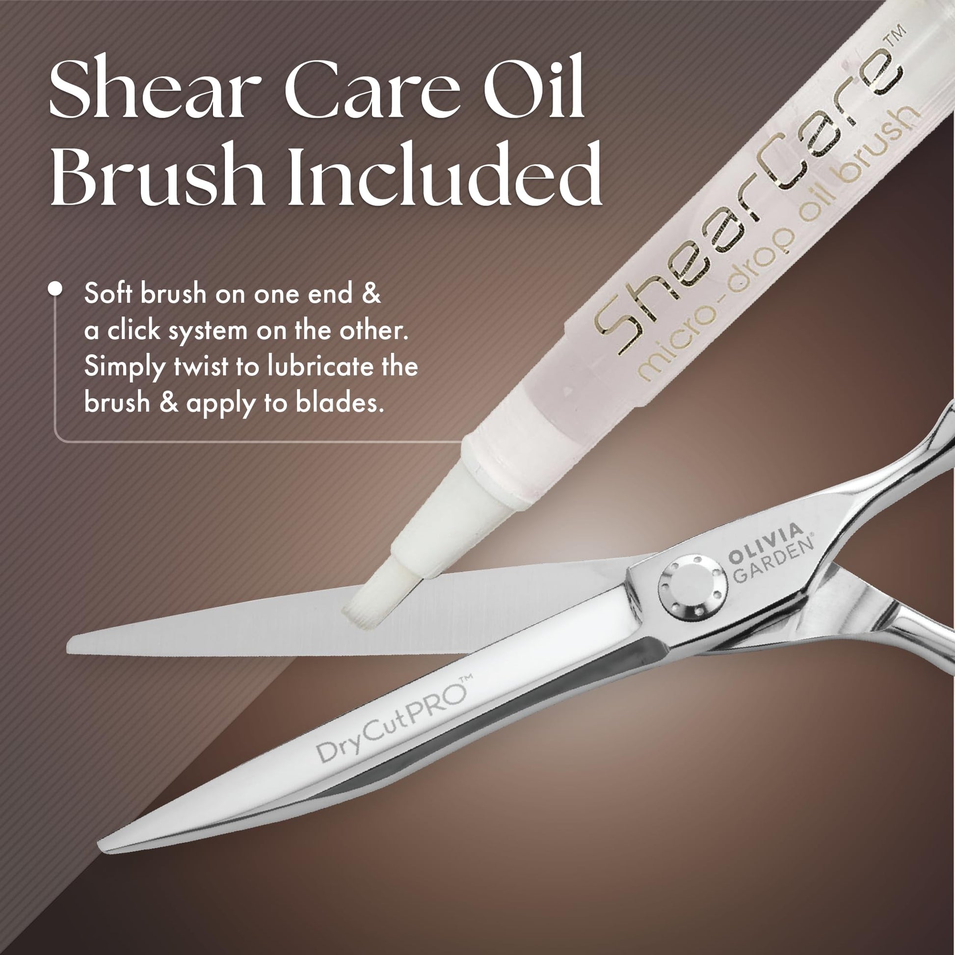 Dim Gray Olivia Garden DryCutPRO intro case 6" shear contains: DC-60, Sleek razor, oil pen, cleaning cloth & zipper case