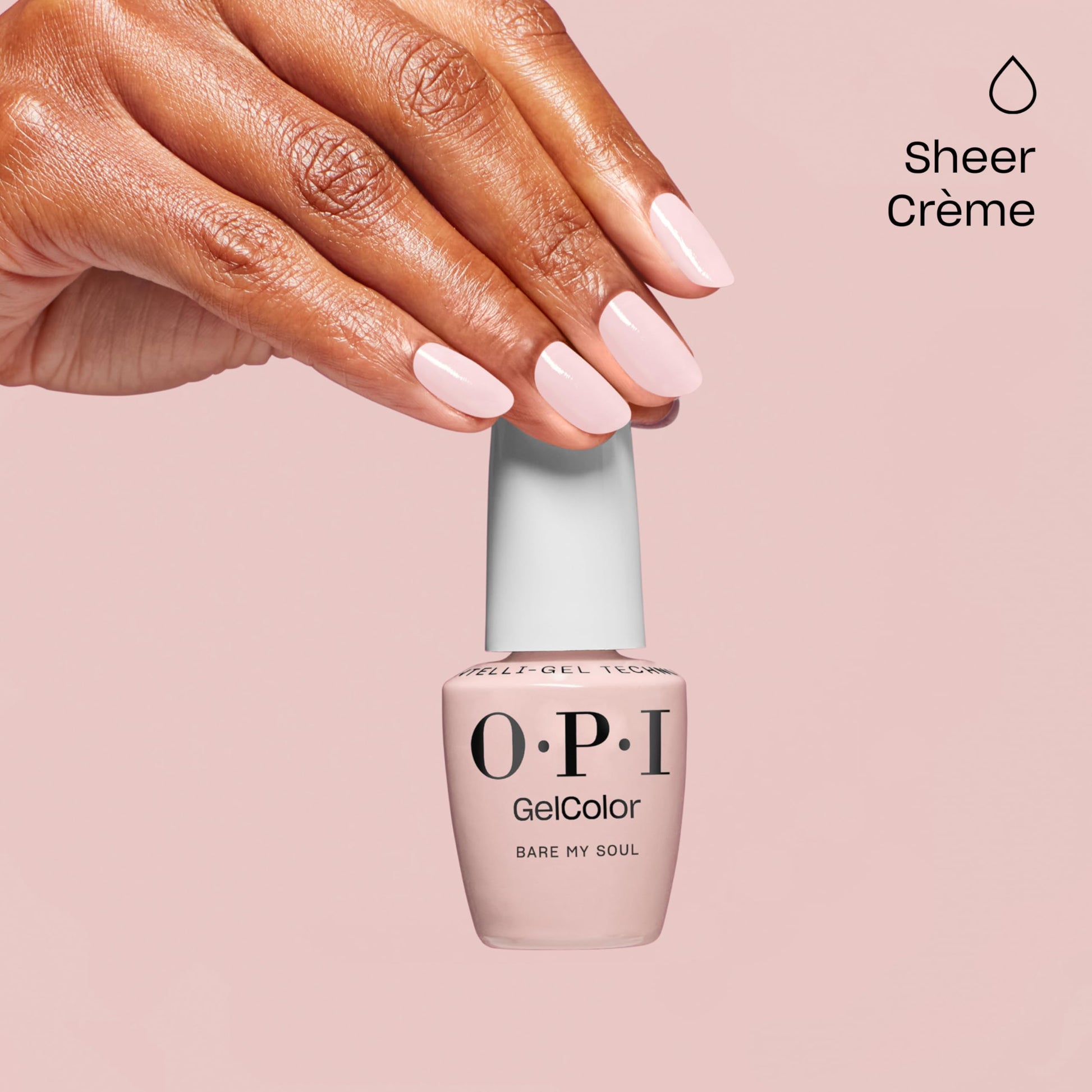 Thistle OPI GelColor Iconic Pink Shades Gel Nail Polish Trio Bundle | Strawberry Margarita + Bubble Bath + Put It in Neutral Crème UV Cure Gel Polish Colors