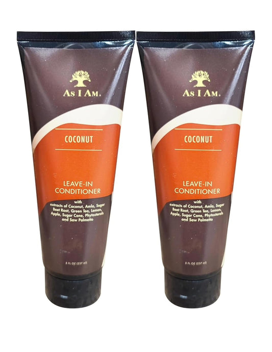 White Smoke As I Am Leave-In Conditioner, 8 oz (Pack of 2)