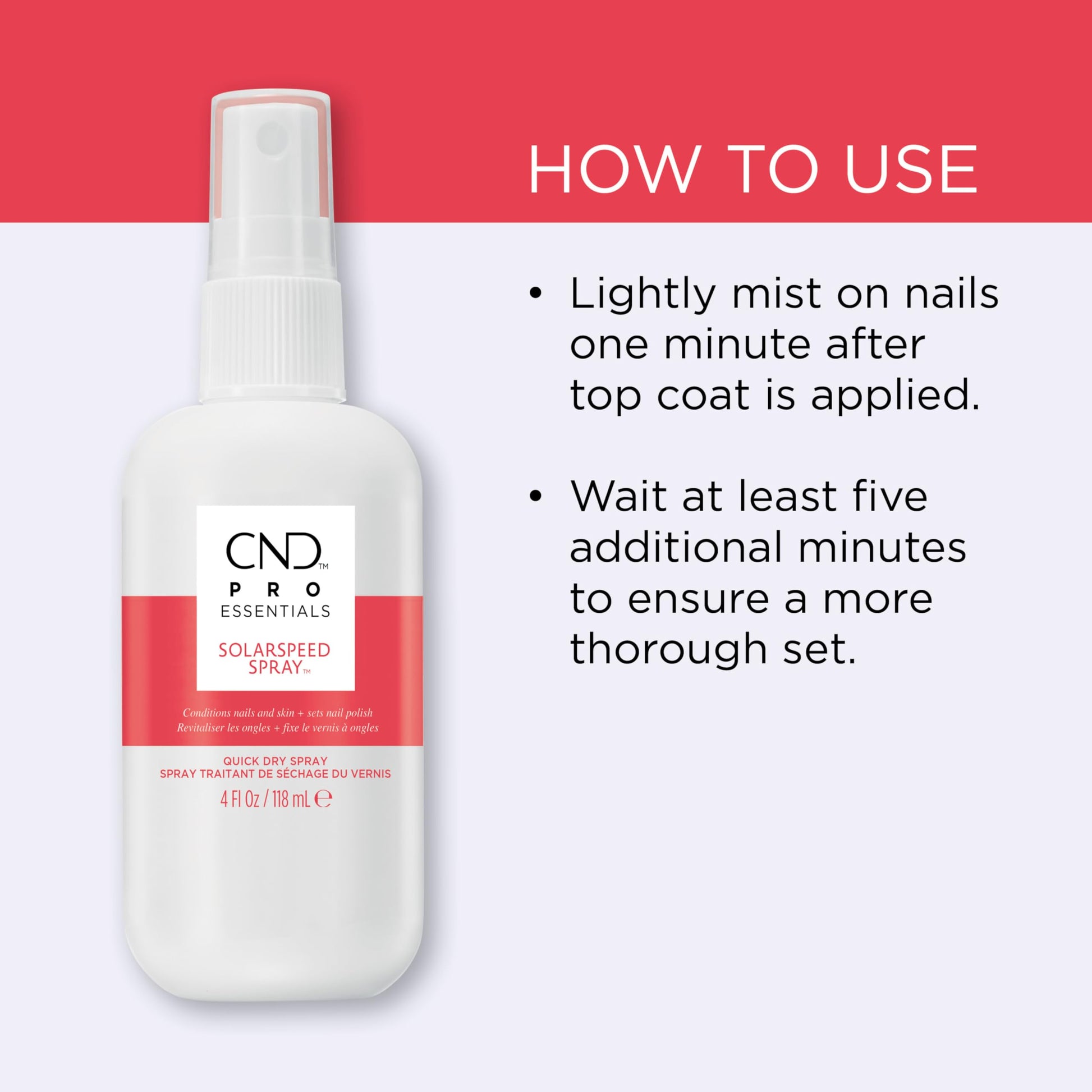 Lavender CND SolarSpeed Spray (Packaging May Vary), 32 fl oz
