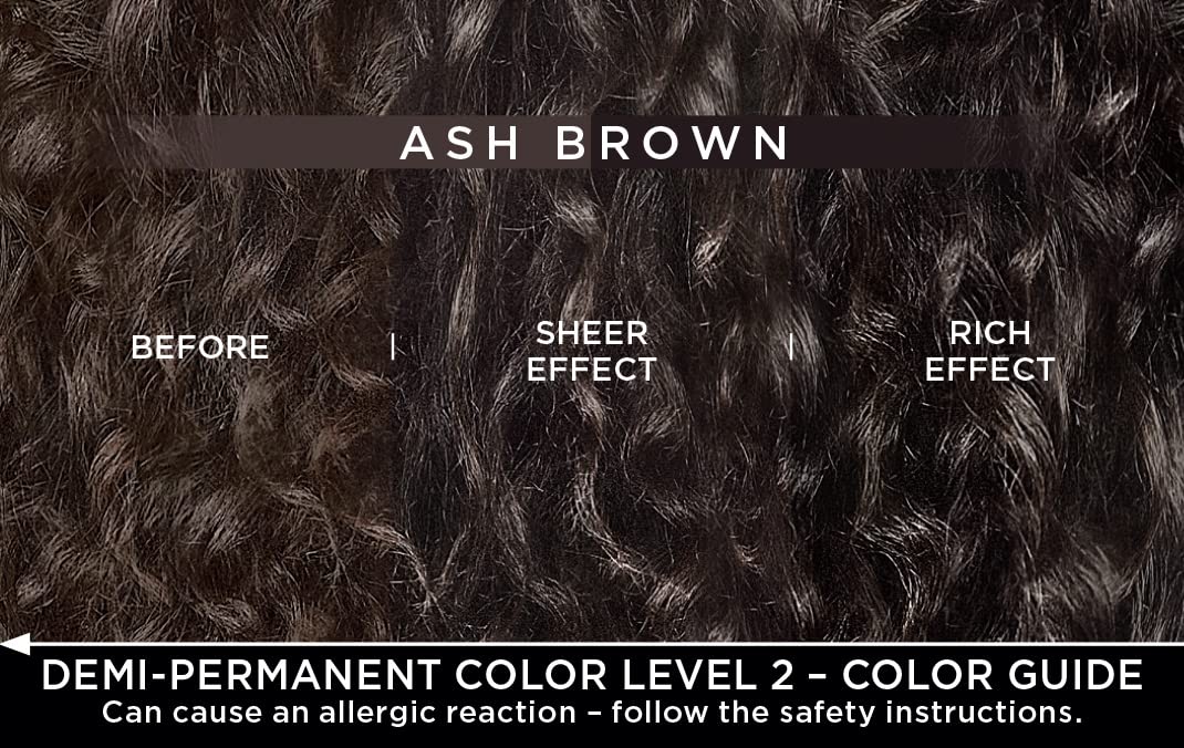 Black Schwarzkopf Glossify Customizable Color Gloss, Ash Brown