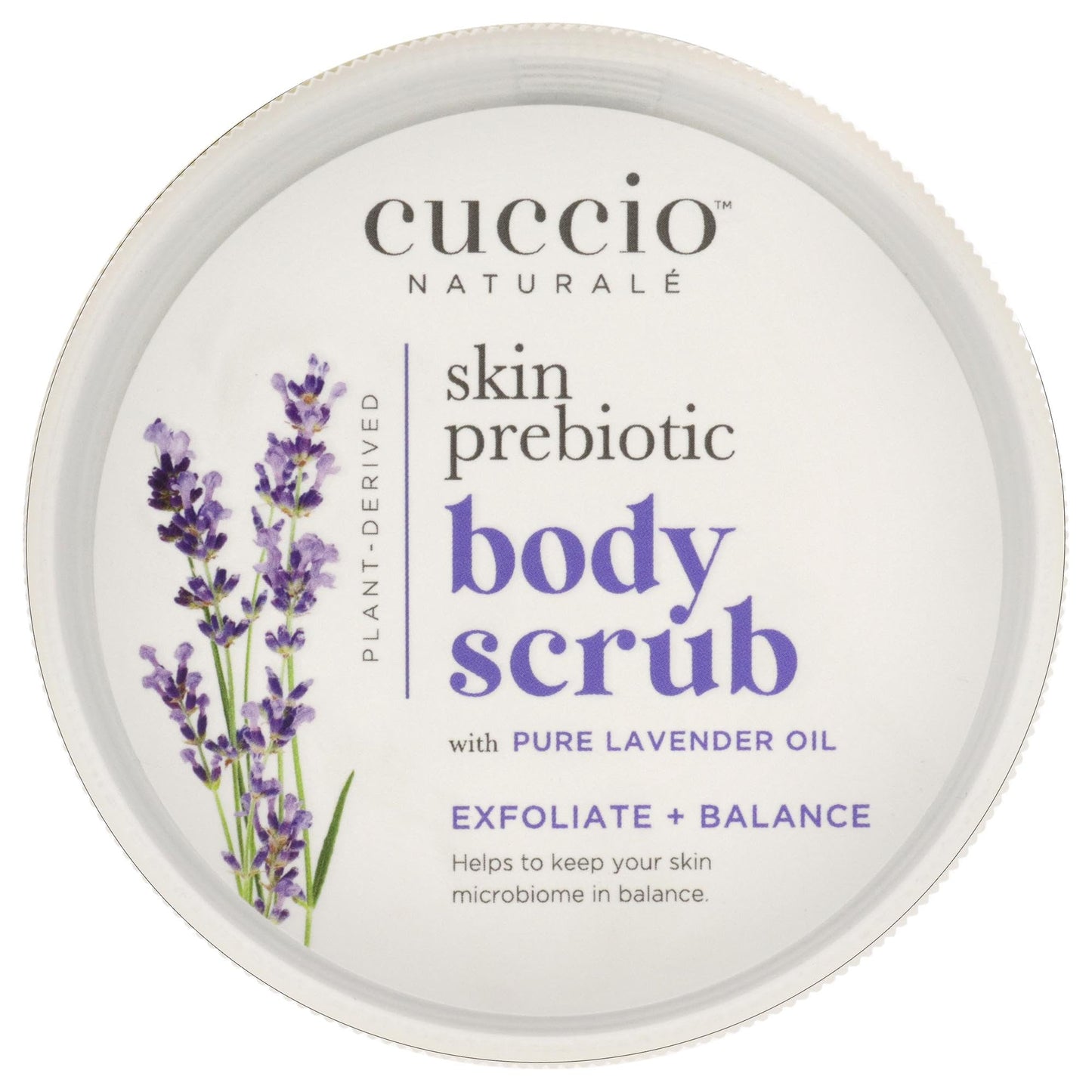 White Smoke Skin Prebiotic Body Scrub - Lavander by Cuccio Naturale for Unisex - 8 oz Body Scrub