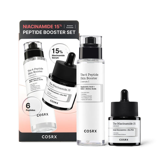 White Smoke COSRX Vitamin C 23% Peptide Booster Set - Amazon Exclusive - Korean Skin Care, Gift Sets, Vitamin C Serum, Face Serum