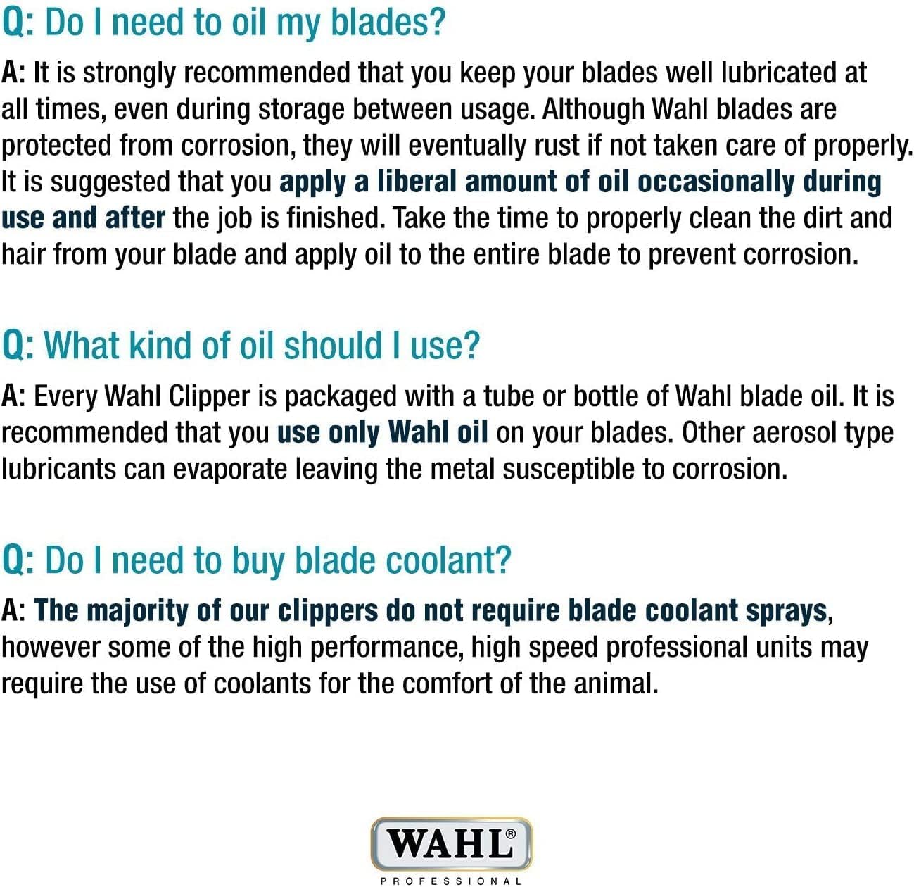 White Smoke Wahl Professional Animal 3F Full Extra Coarse Competition Series Detachable Blade with 25/64-Inch Cut Length (2376-100)
